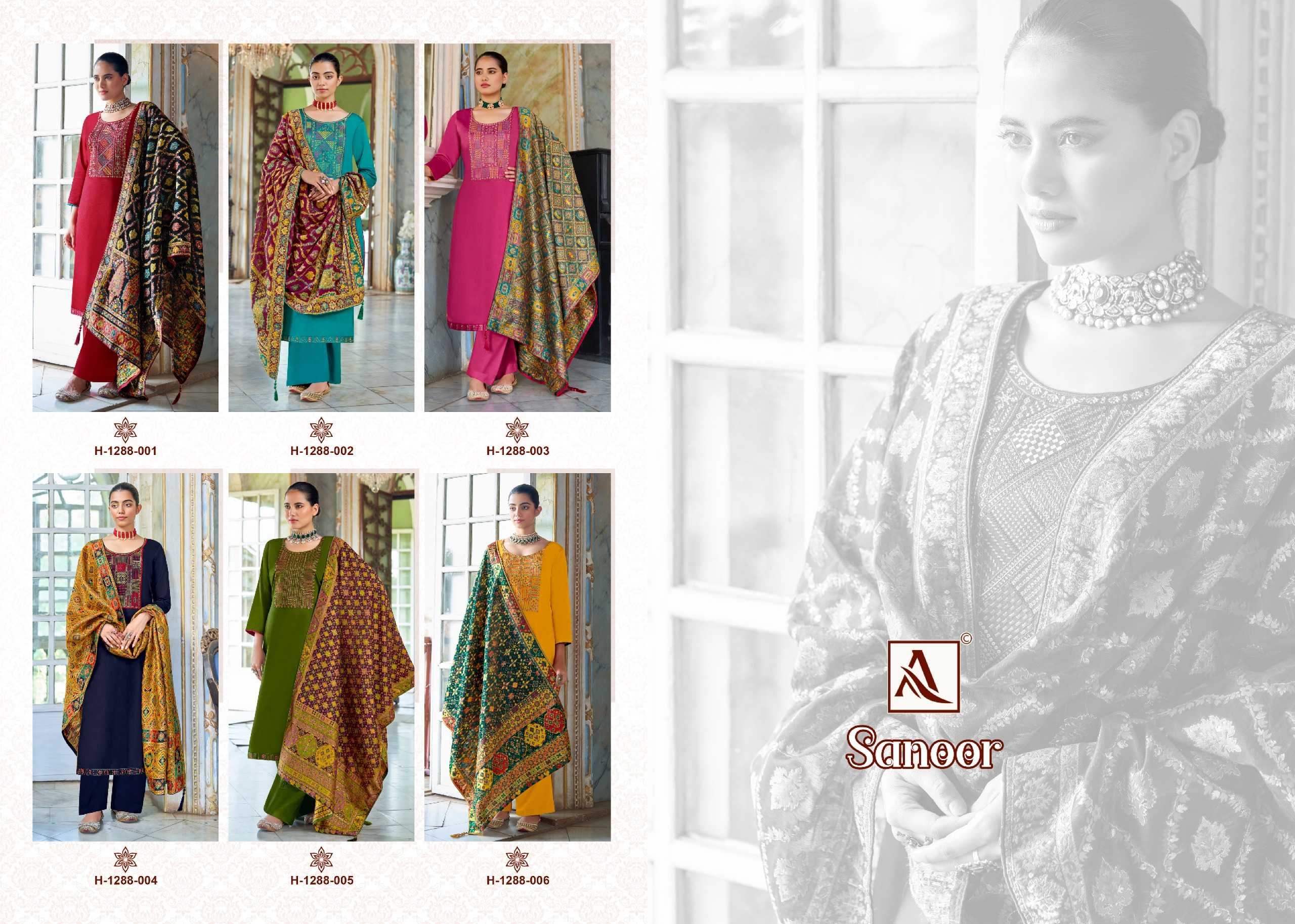 alok suit sanoor traditional wear unstitch suit catalog