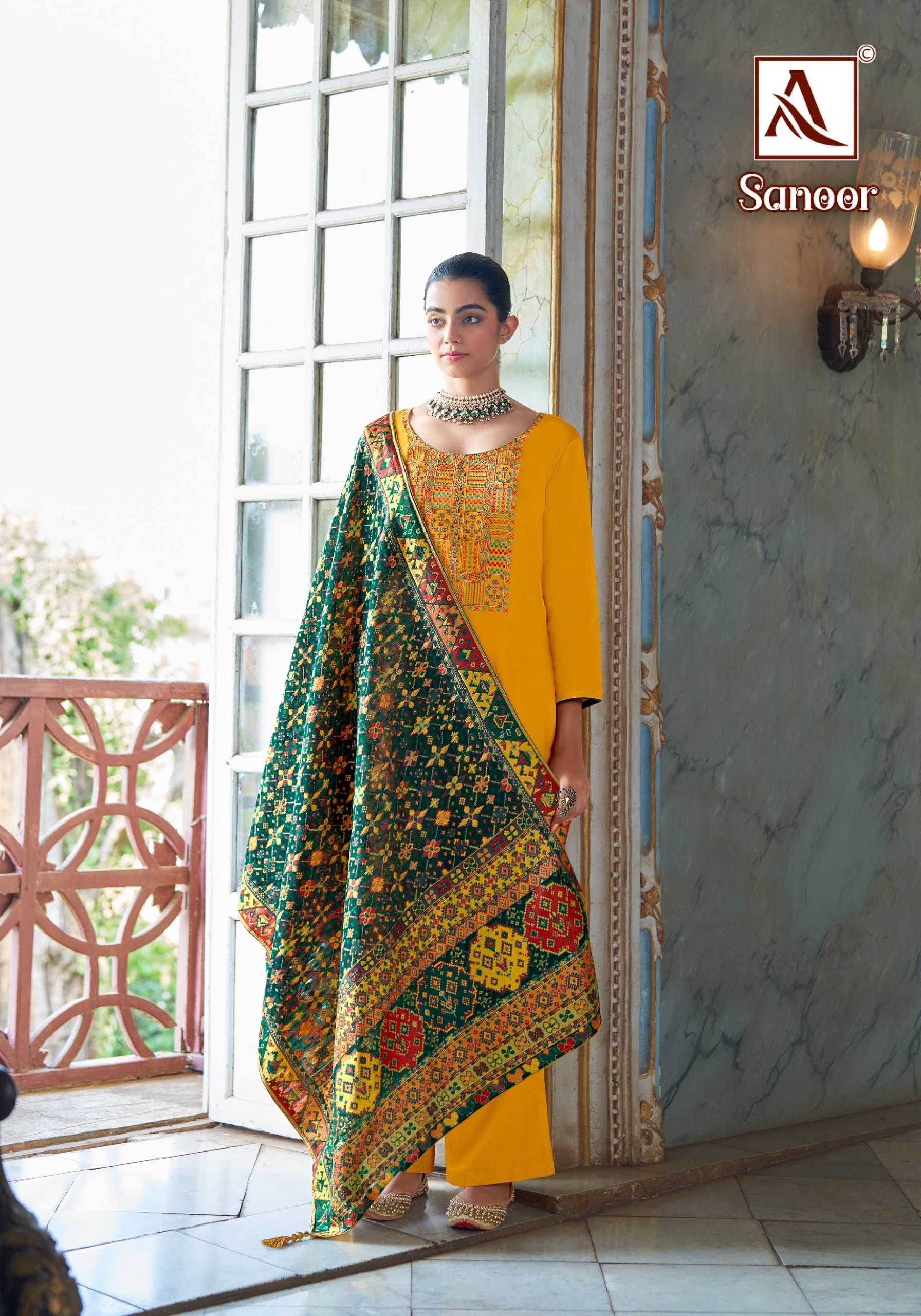 alok suit sanoor traditional wear unstitch suit catalog