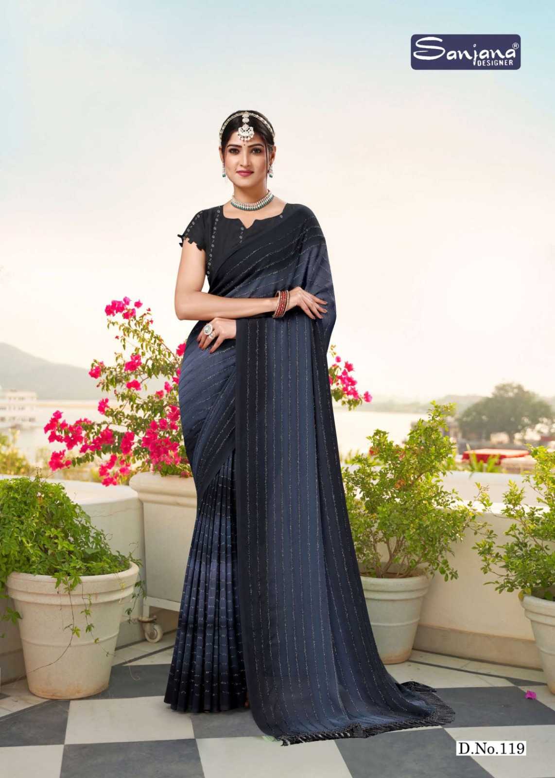 chocolate vol 4 by sanjana designer adorable fancy sarees catalog