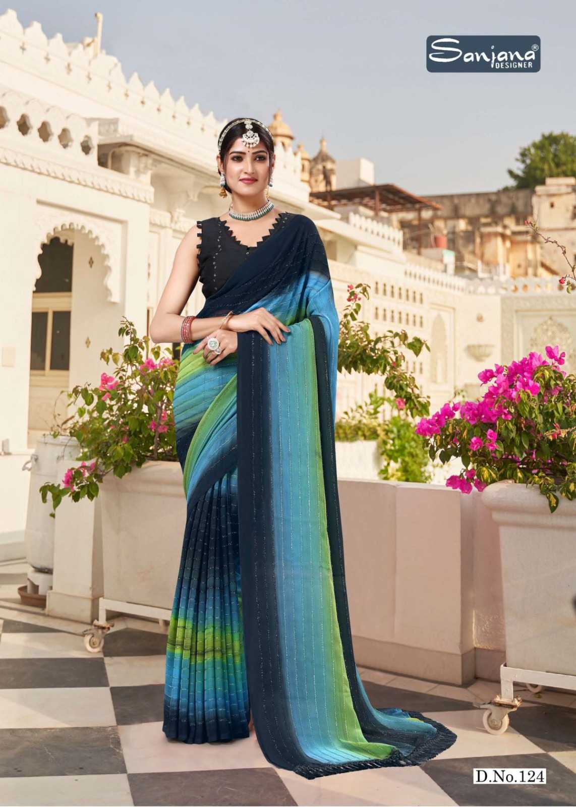 chocolate vol 4 by sanjana designer adorable fancy sarees catalog