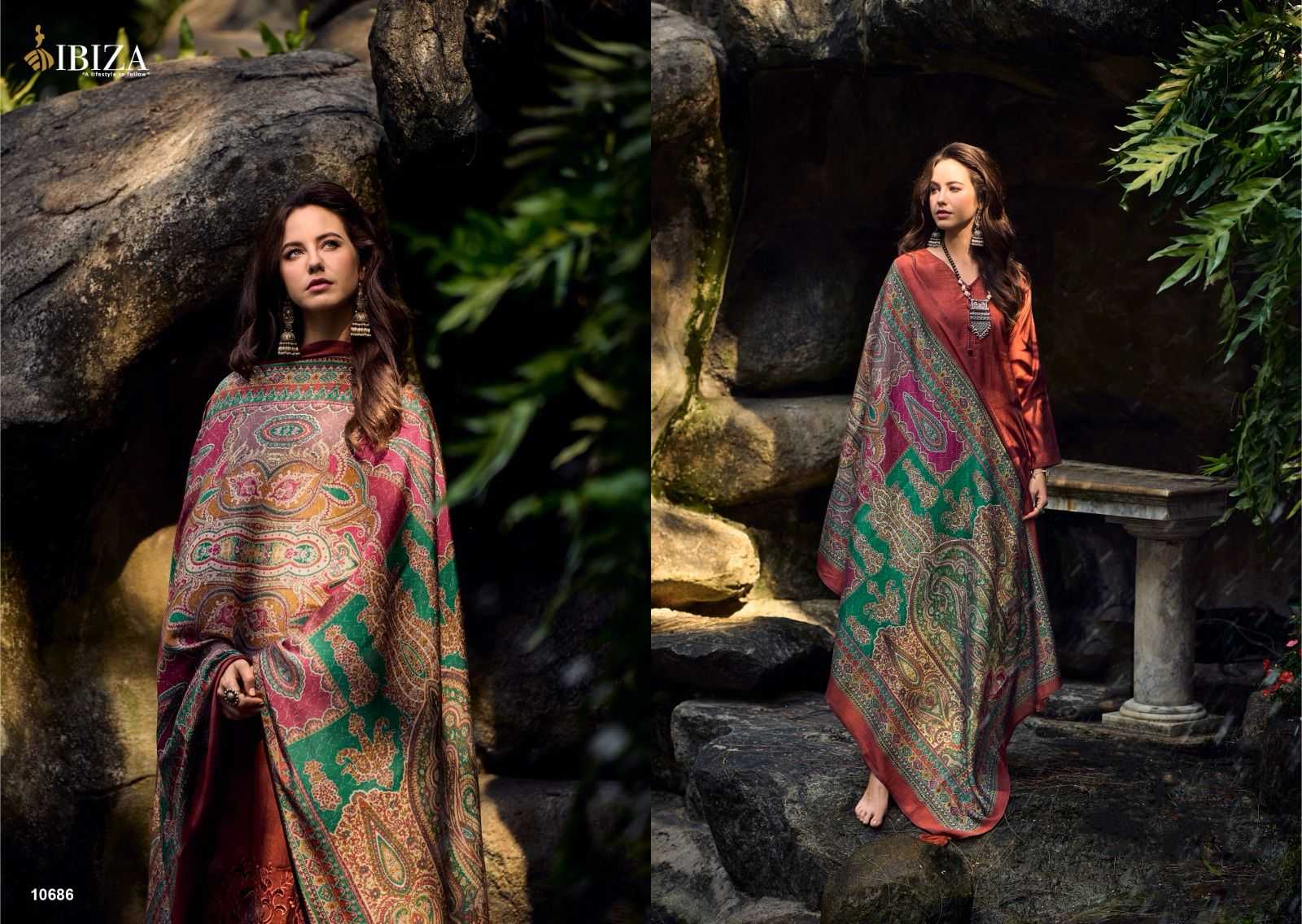 ibiza suit gulistan amazing muslin digital print with work unstitch salwar kameez