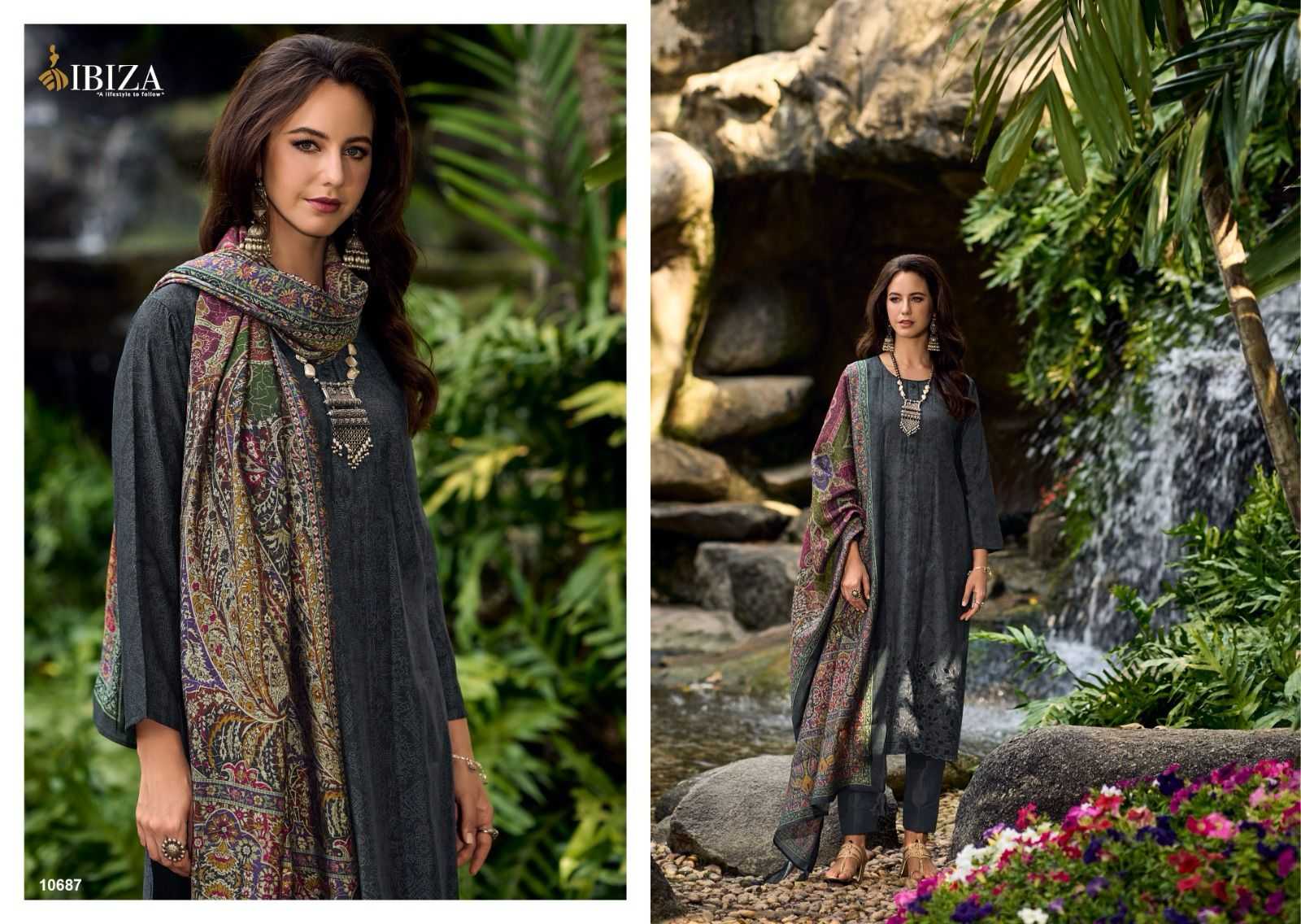 ibiza suit gulistan amazing muslin digital print with work unstitch salwar kameez