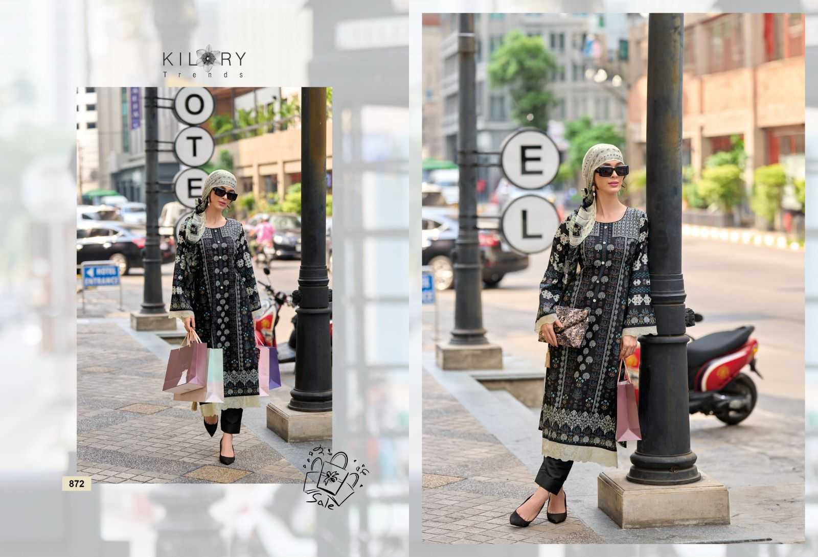 kilory trends summer story brand new fancy work cotton lawn pakistani dress material