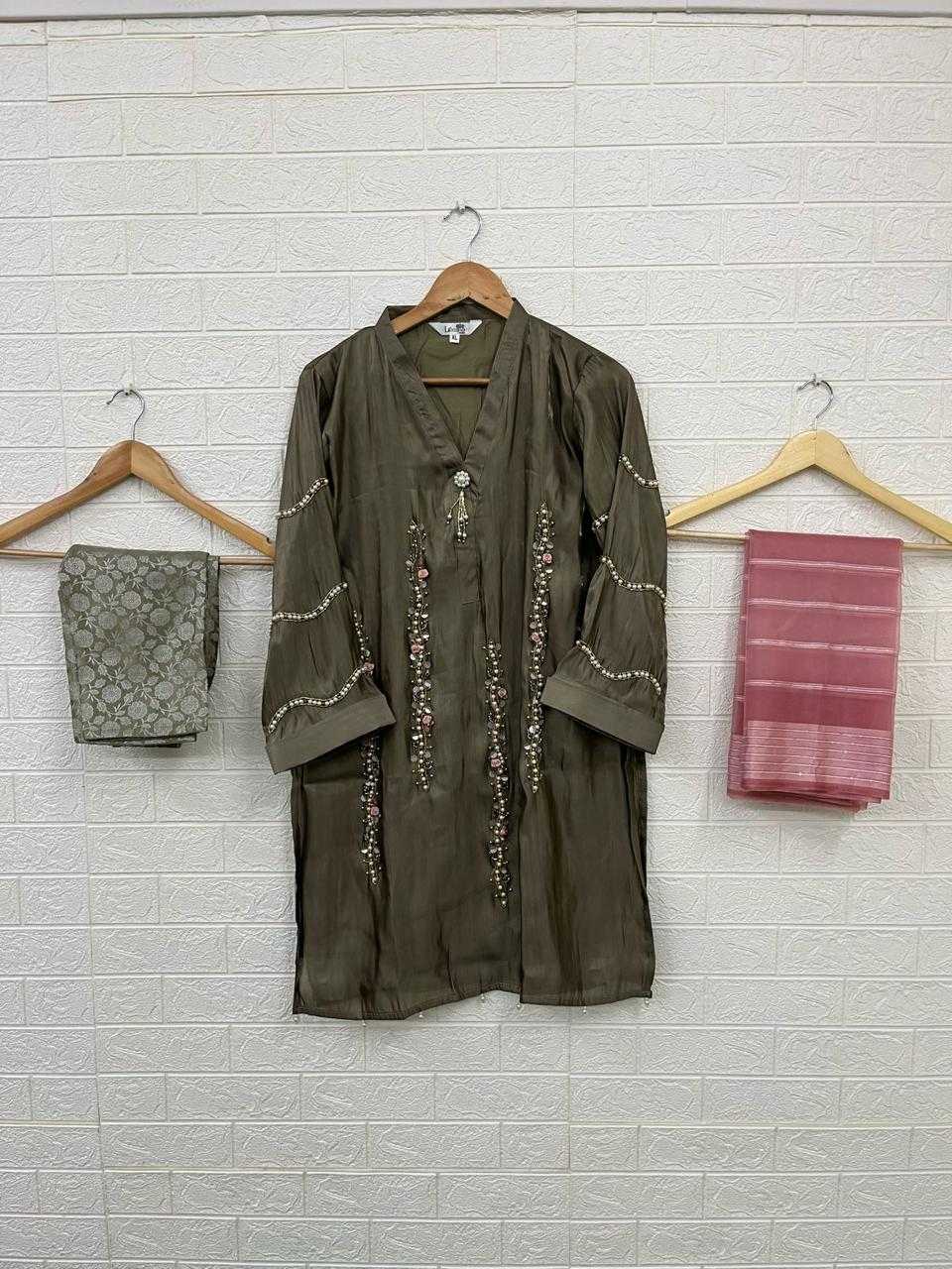 laxuria 1219 new color added readymade stylish kurti pant dupatta pakistani collection