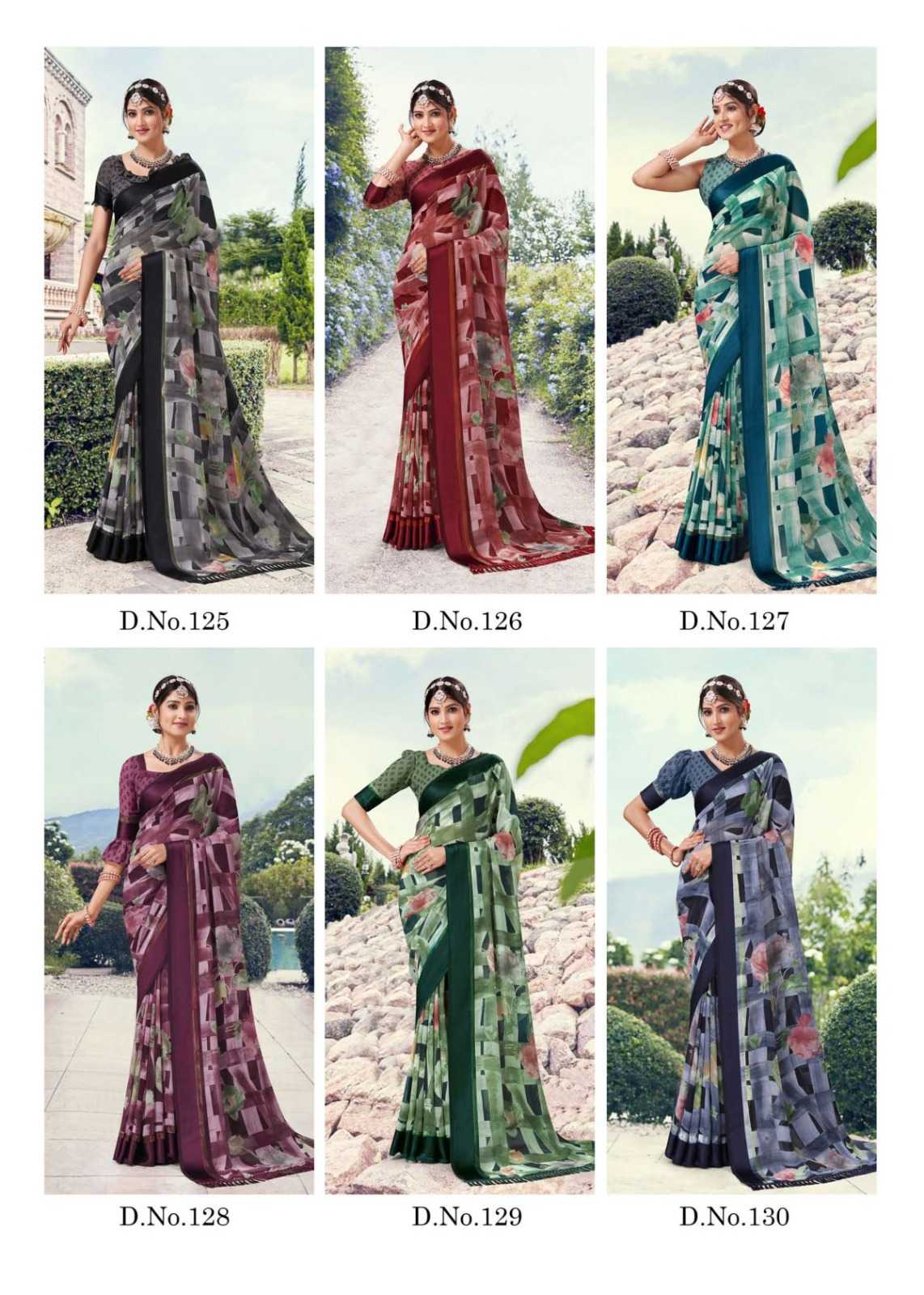 nency vol 5 by sanjana designer adorable fancy weightless sarees catalog