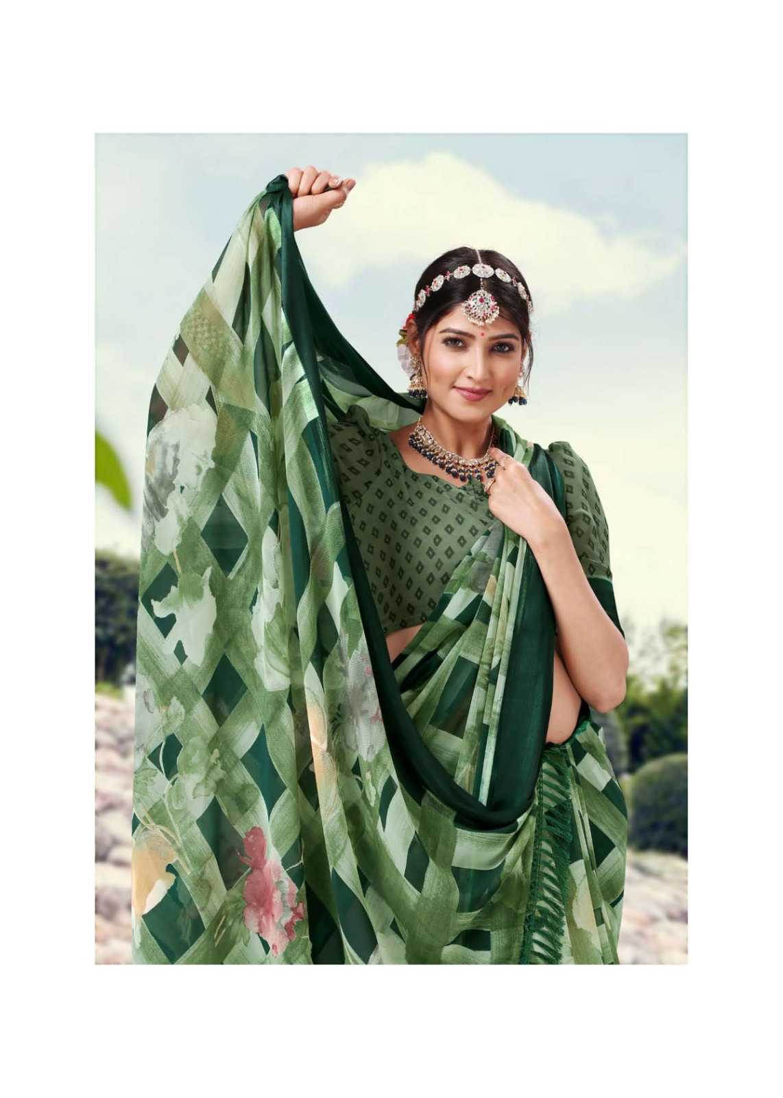 nency vol 5 by sanjana designer adorable fancy weightless sarees catalog