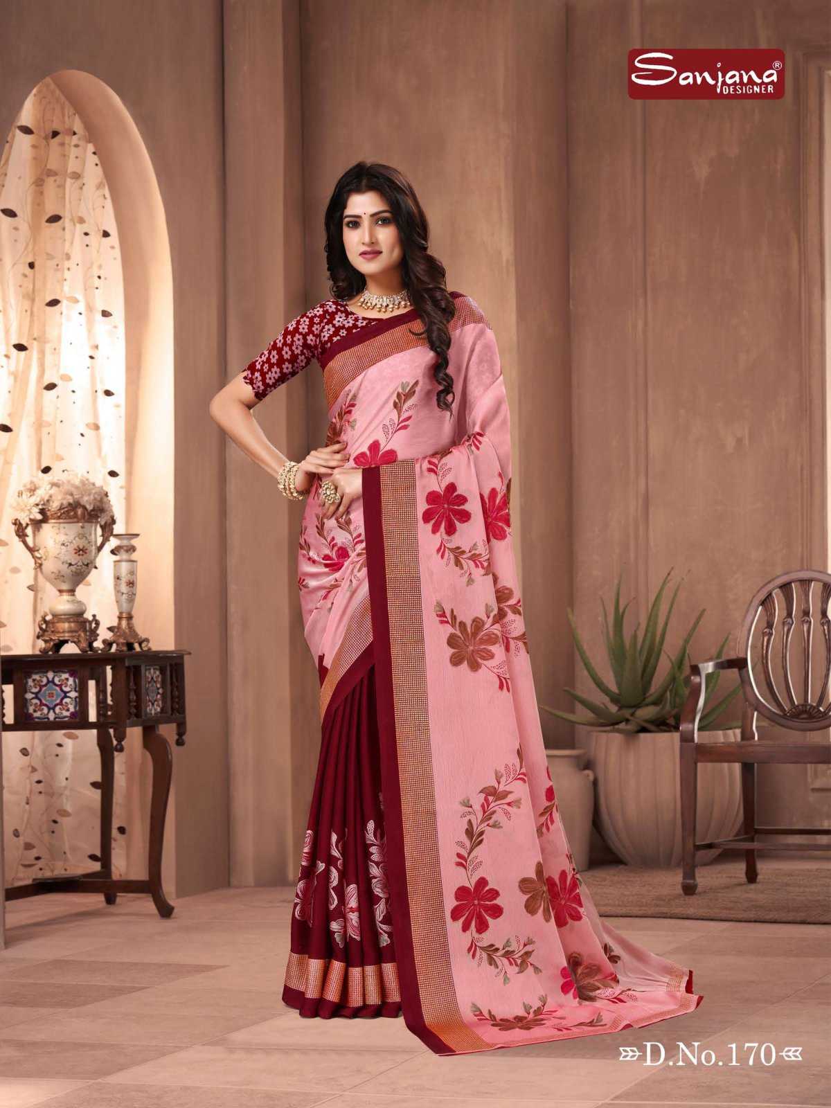 popcorn vol 29 by sanjana designer amazing fancy moss sarees