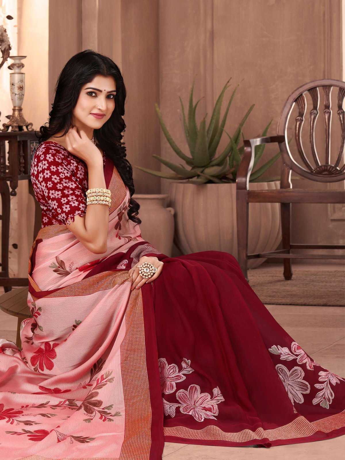 popcorn vol 29 by sanjana designer amazing fancy moss sarees