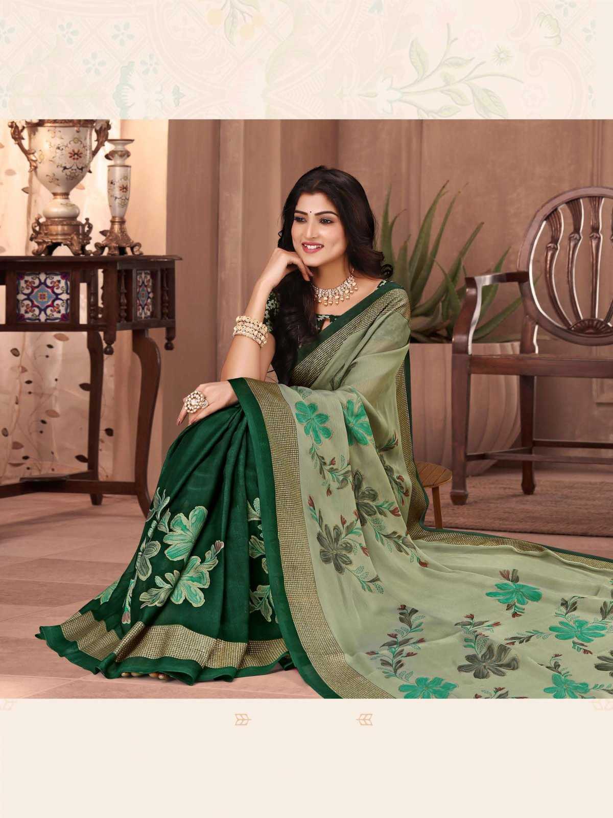 popcorn vol 29 by sanjana designer amazing fancy moss sarees