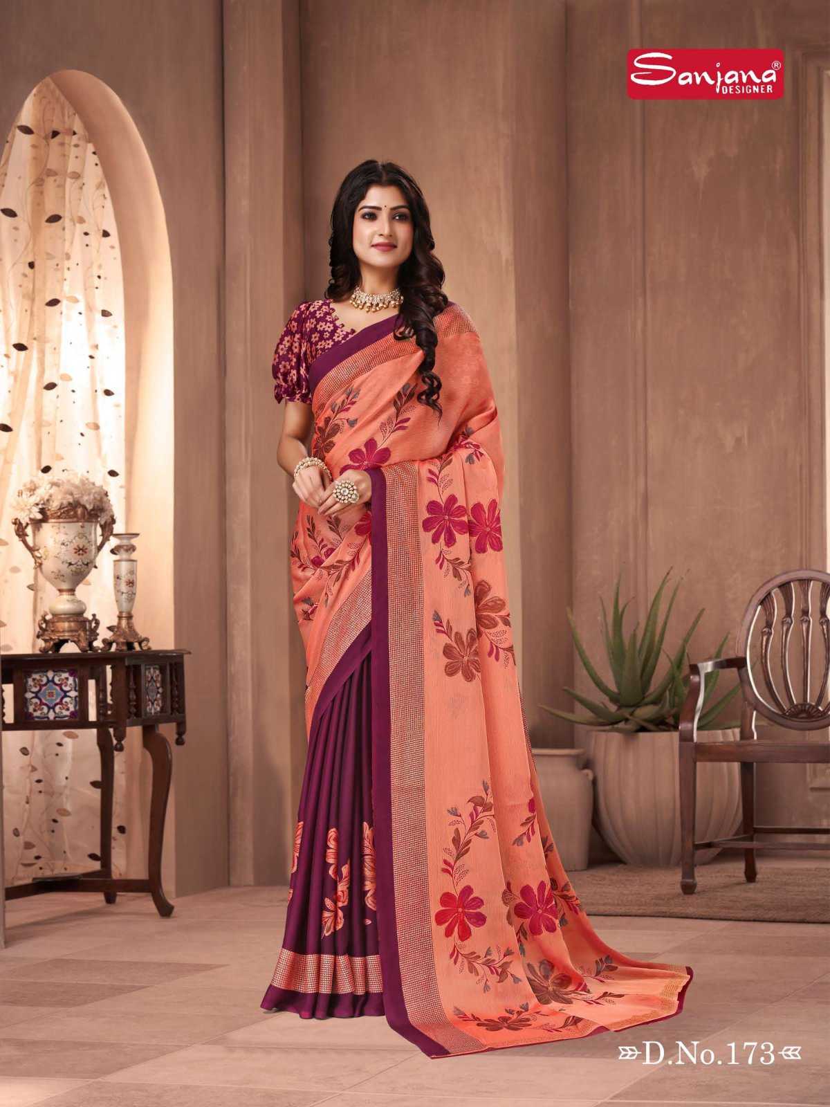 popcorn vol 29 by sanjana designer amazing fancy moss sarees