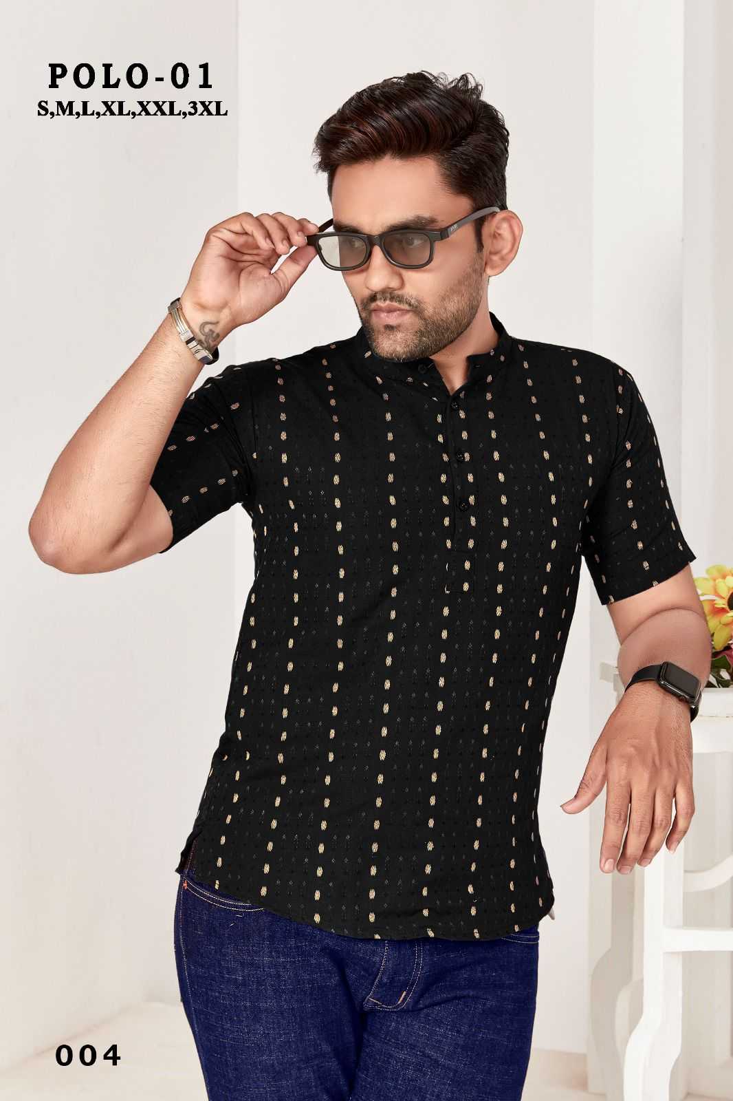 pr polo vol 1 readymade mens short kurta catalog