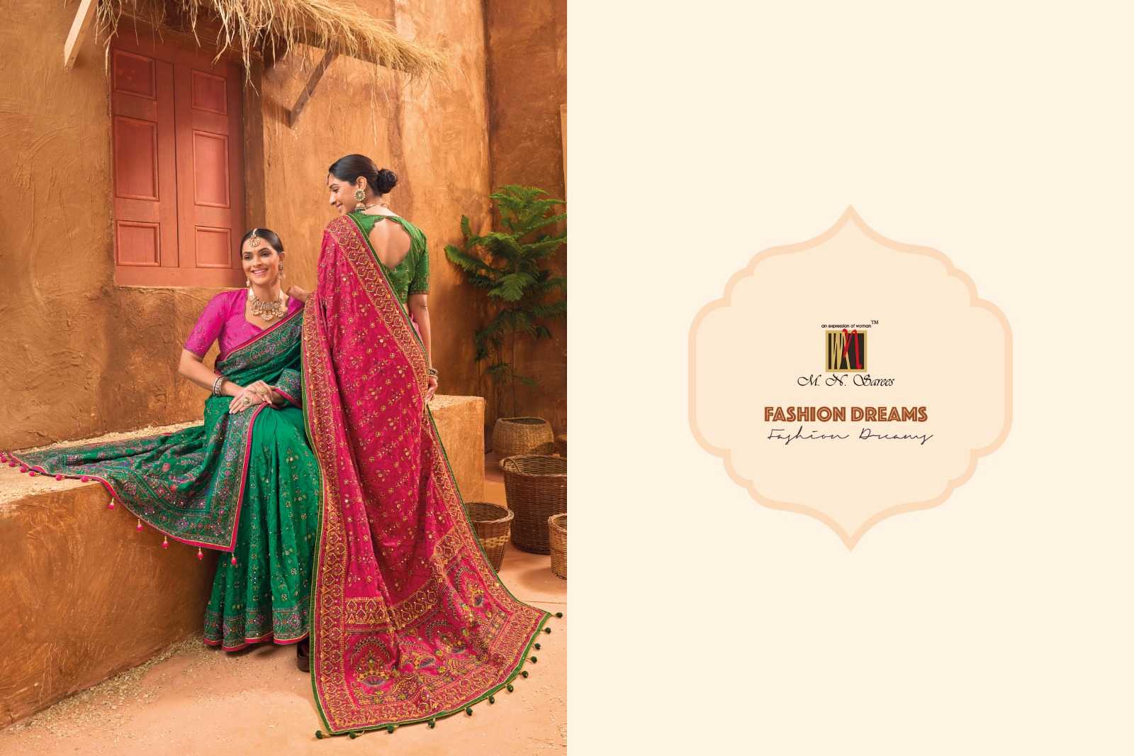 kachhi work vol 5 by mn saree gorgeous hand embroidery work traditional sarees