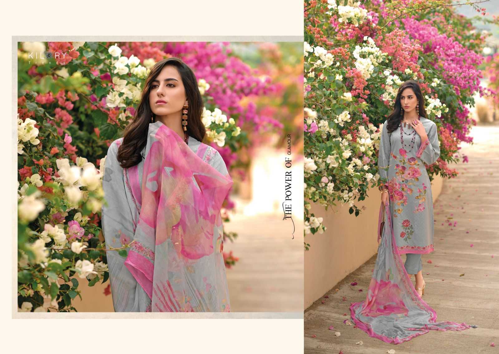 kilory trends high society adorable embroidery work unstitch salwar kameez with pure dupatta