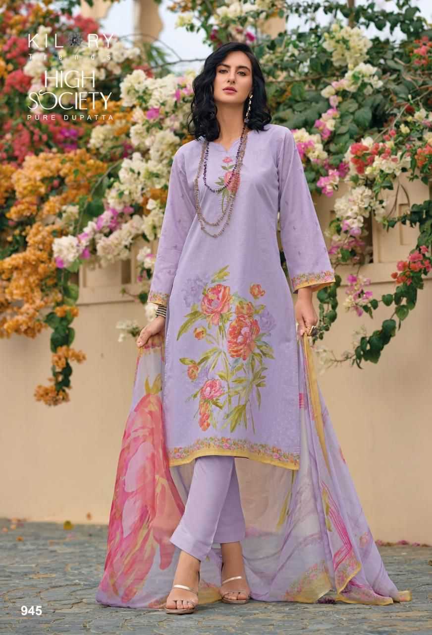 kilory trends high society adorable embroidery work unstitch salwar kameez with pure dupatta