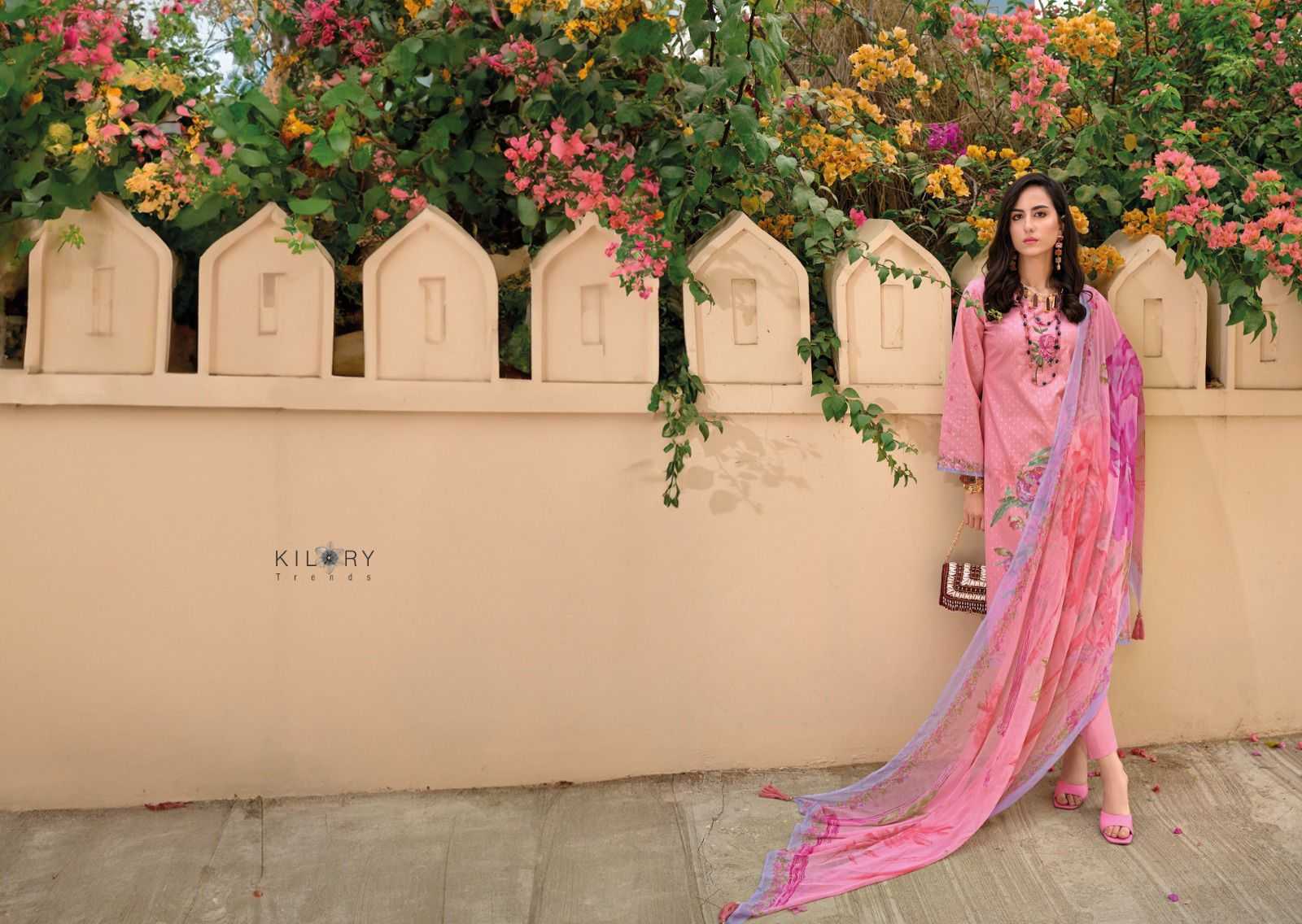 kilory trends high society adorable embroidery work unstitch salwar kameez with pure dupatta