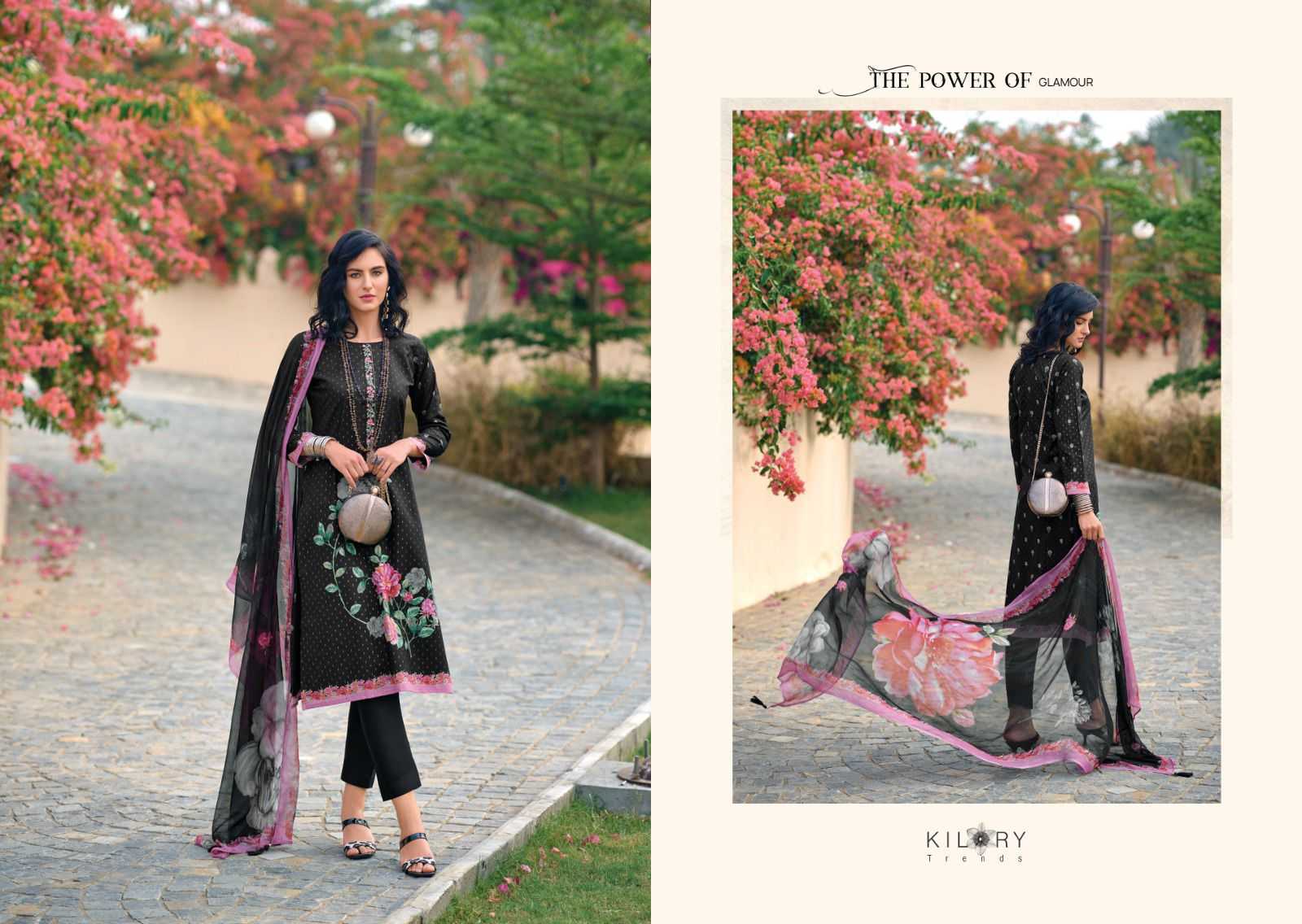 kilory trends high society adorable embroidery work unstitch salwar kameez with pure dupatta