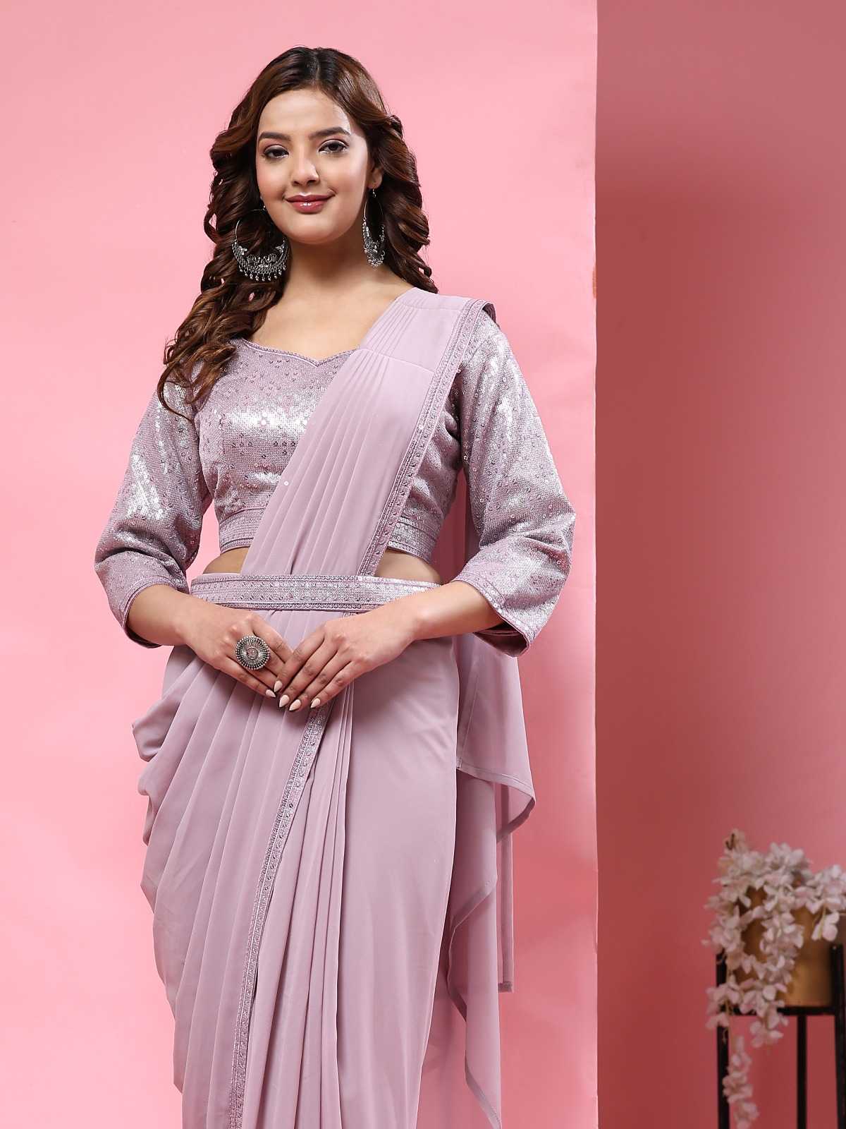 pr a331 designer sequence work ready to wear sarees catalog