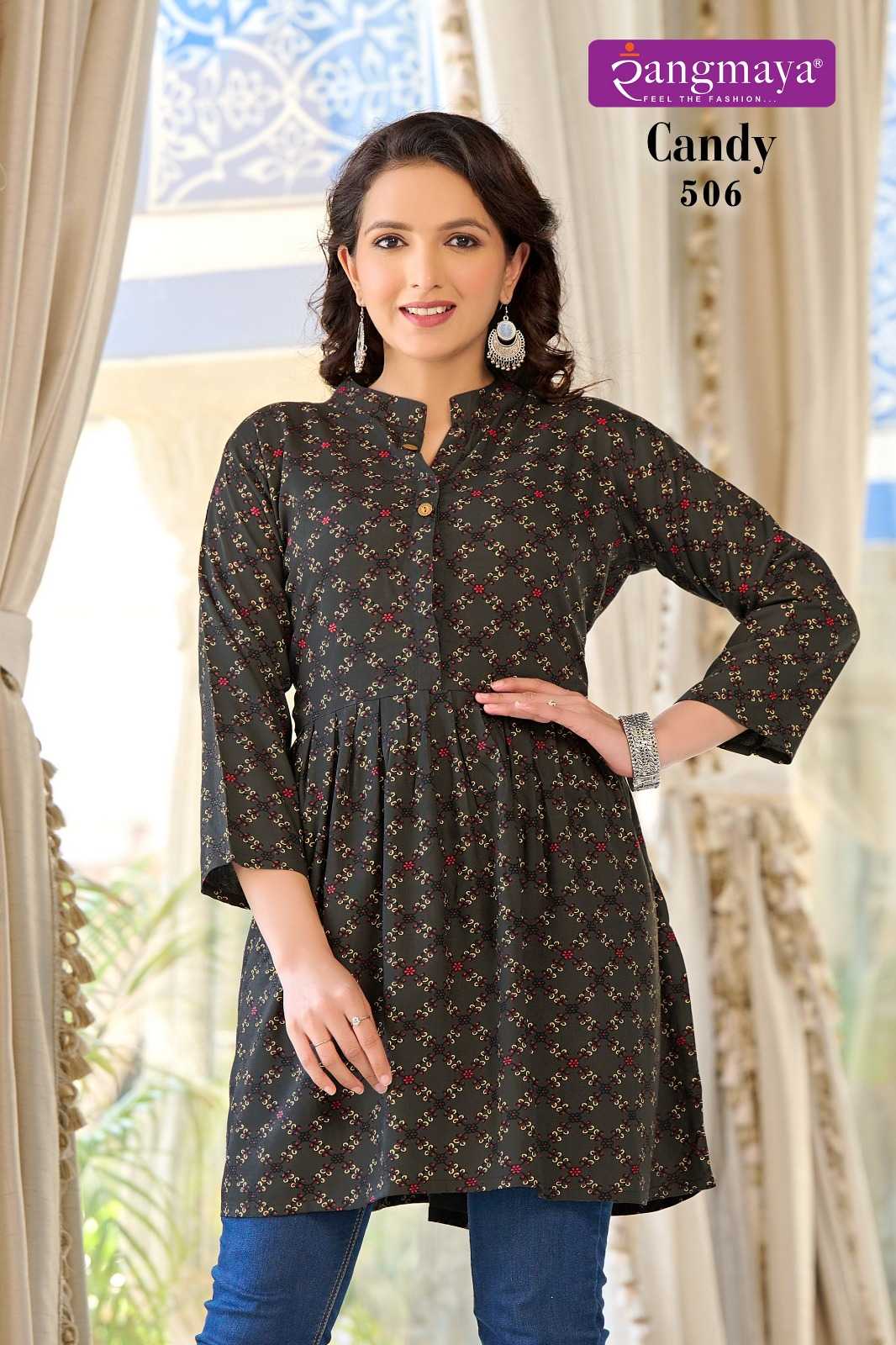 rangmaya candy vol 5 beautiful readymade girls short top catalog