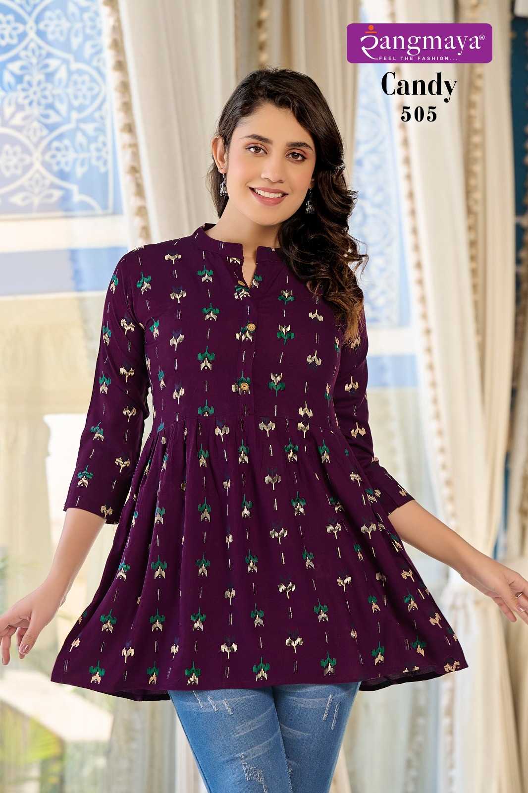 rangmaya candy vol 5 beautiful readymade girls short top catalog