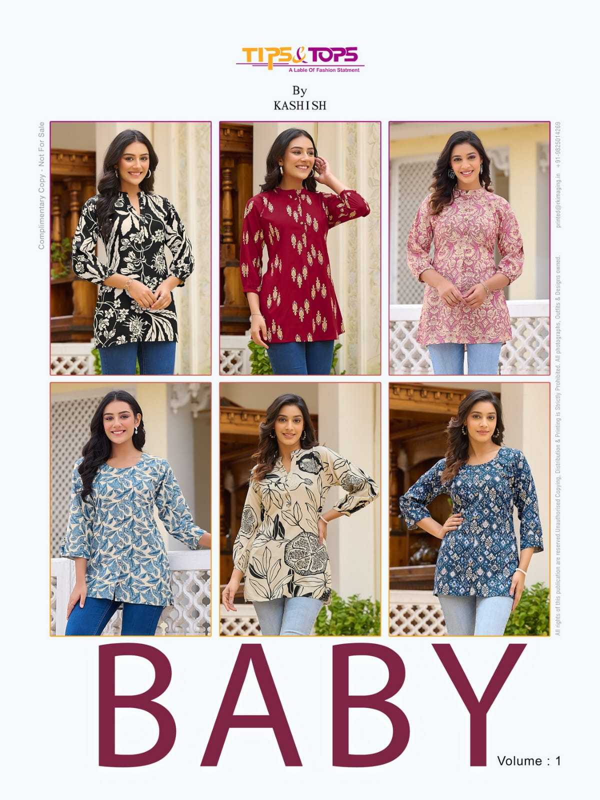 tips and tops baby vol 1 readymade fancy short tops catalog