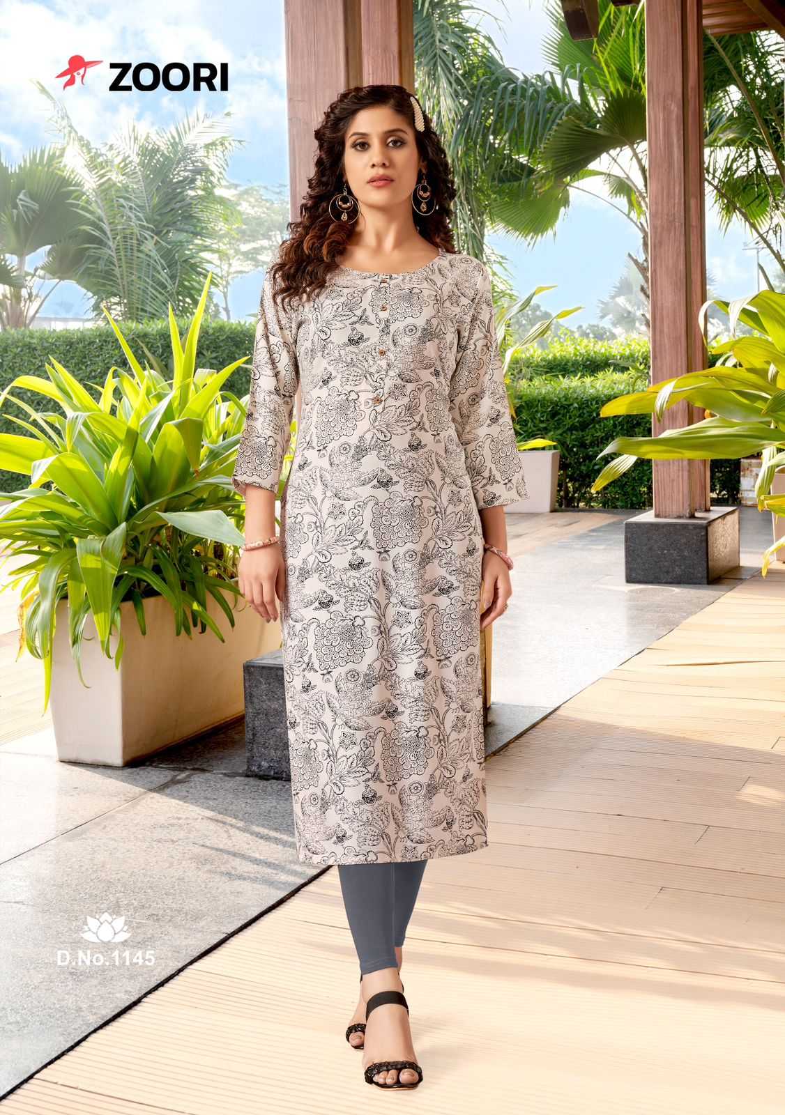 zoori akshara vol 24 fullstitched simple ladies kurti catalog