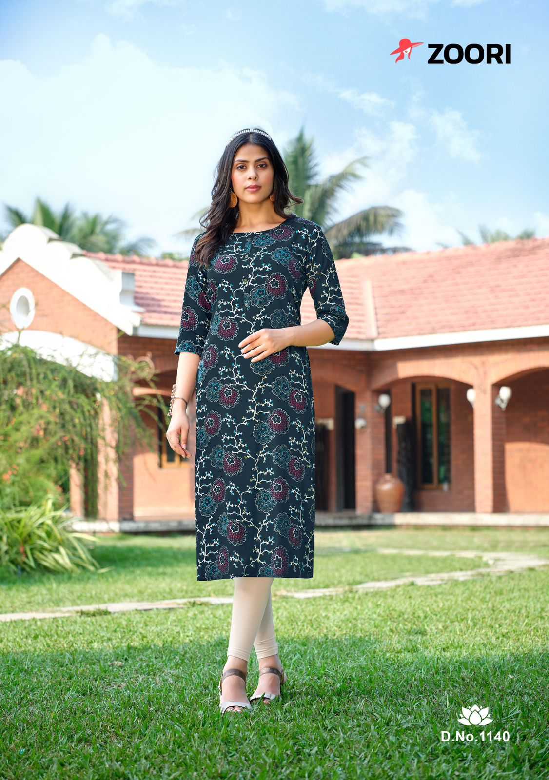 zoori akshara vol 24 fullstitched simple ladies kurti catalog