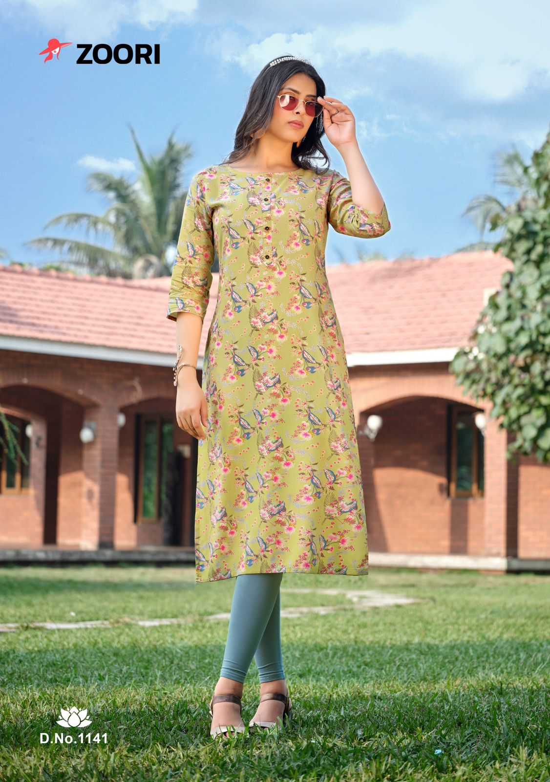 zoori akshara vol 24 fullstitched simple ladies kurti catalog