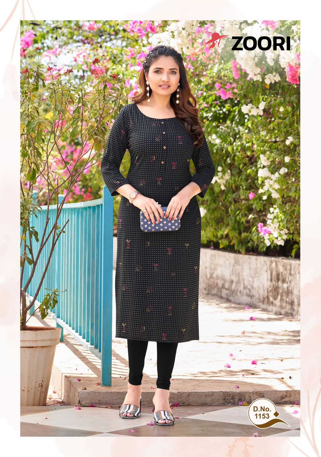 zoori akshara vol 26 stitched fancy rayon straight kurti catalog