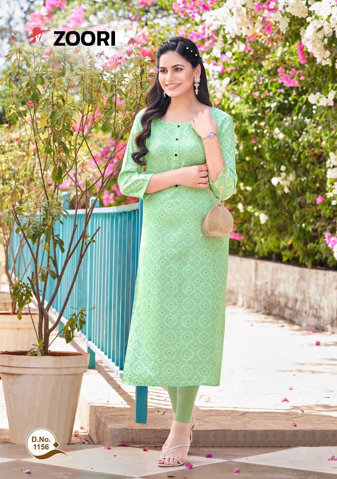 zoori akshara vol 26 stitched fancy rayon straight kurti catalog