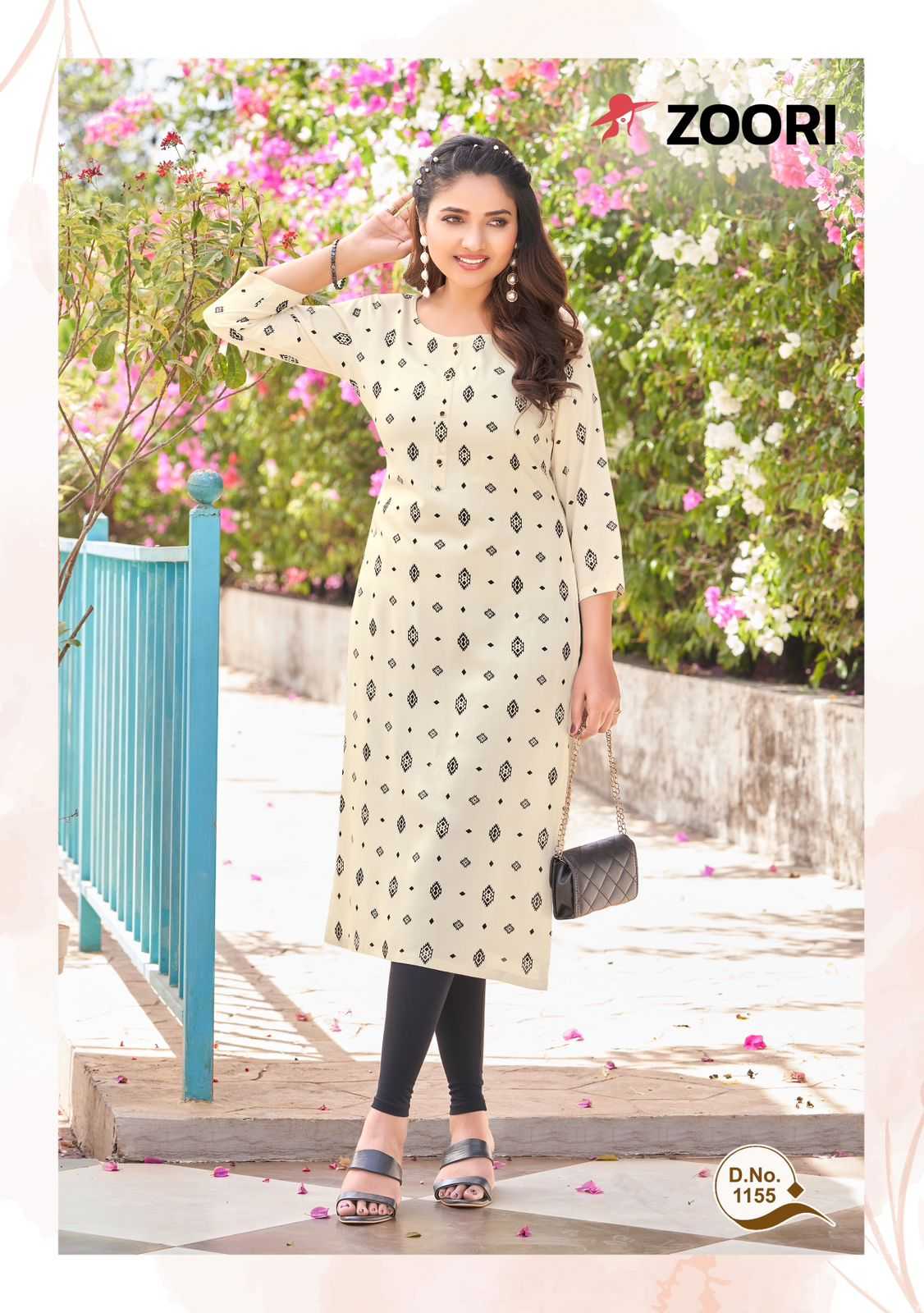 zoori akshara vol 26 stitched fancy rayon straight kurti catalog