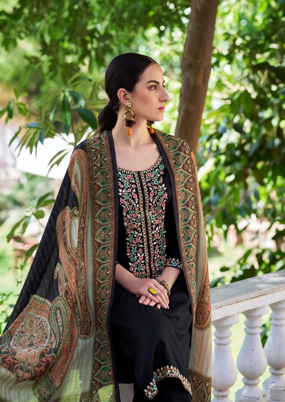 hermitage begum vol 2 festival look pure viscouse rayon salwar kameez readymade