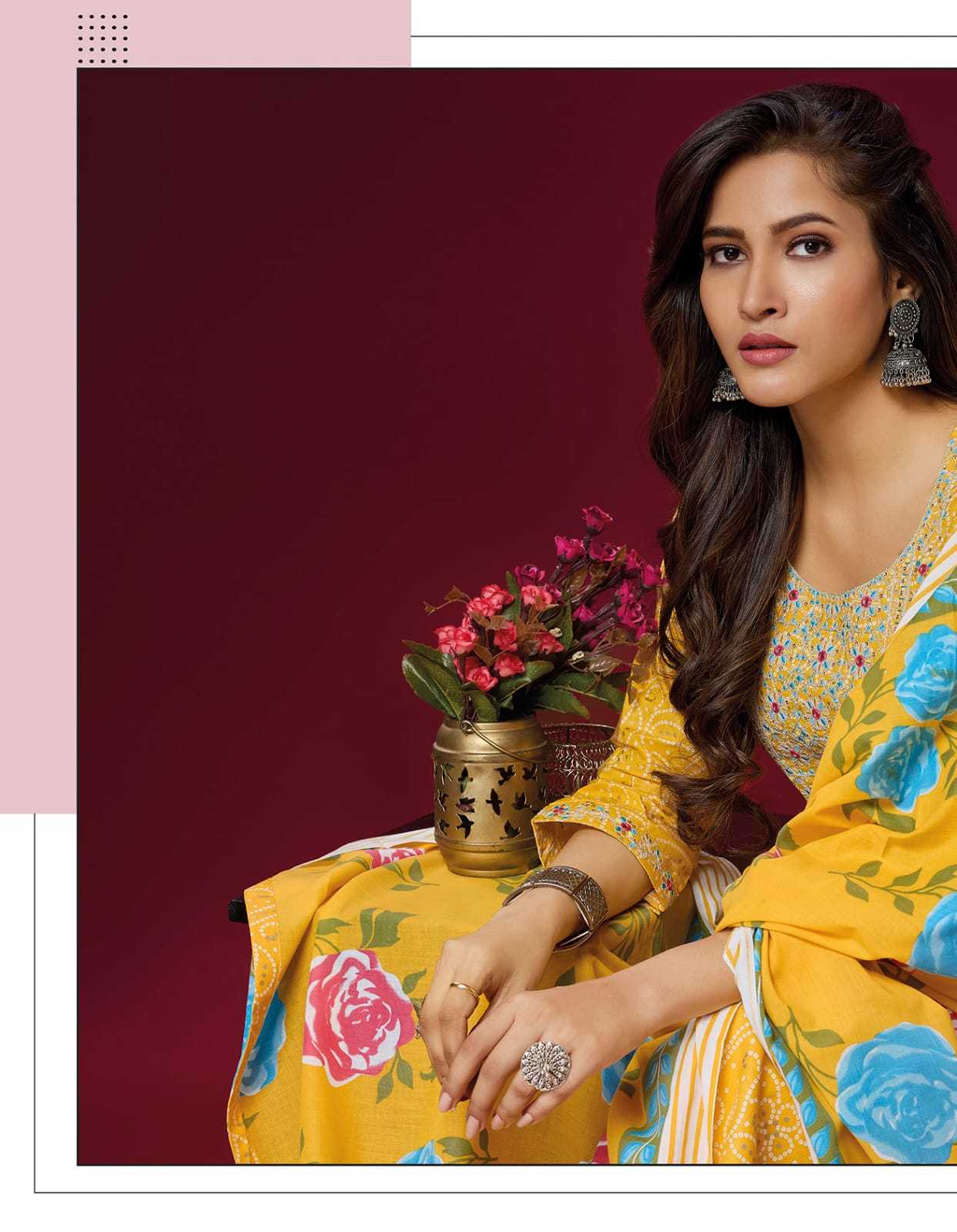 we women heritage cotton printed fancy wear readymade salwar suit 