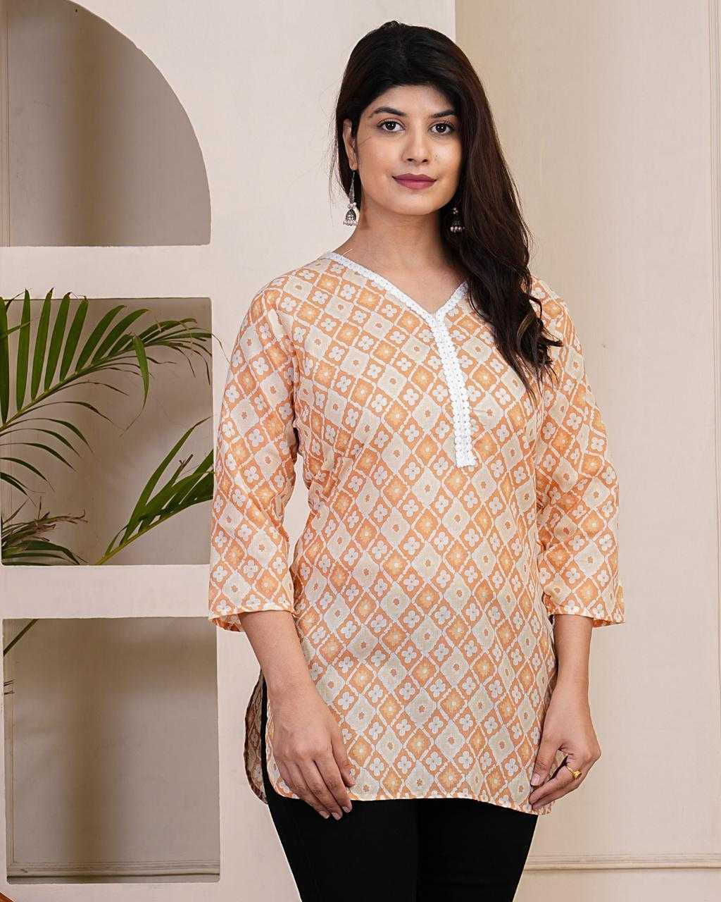 heritage short kurta cotton summer wear at affordable price 