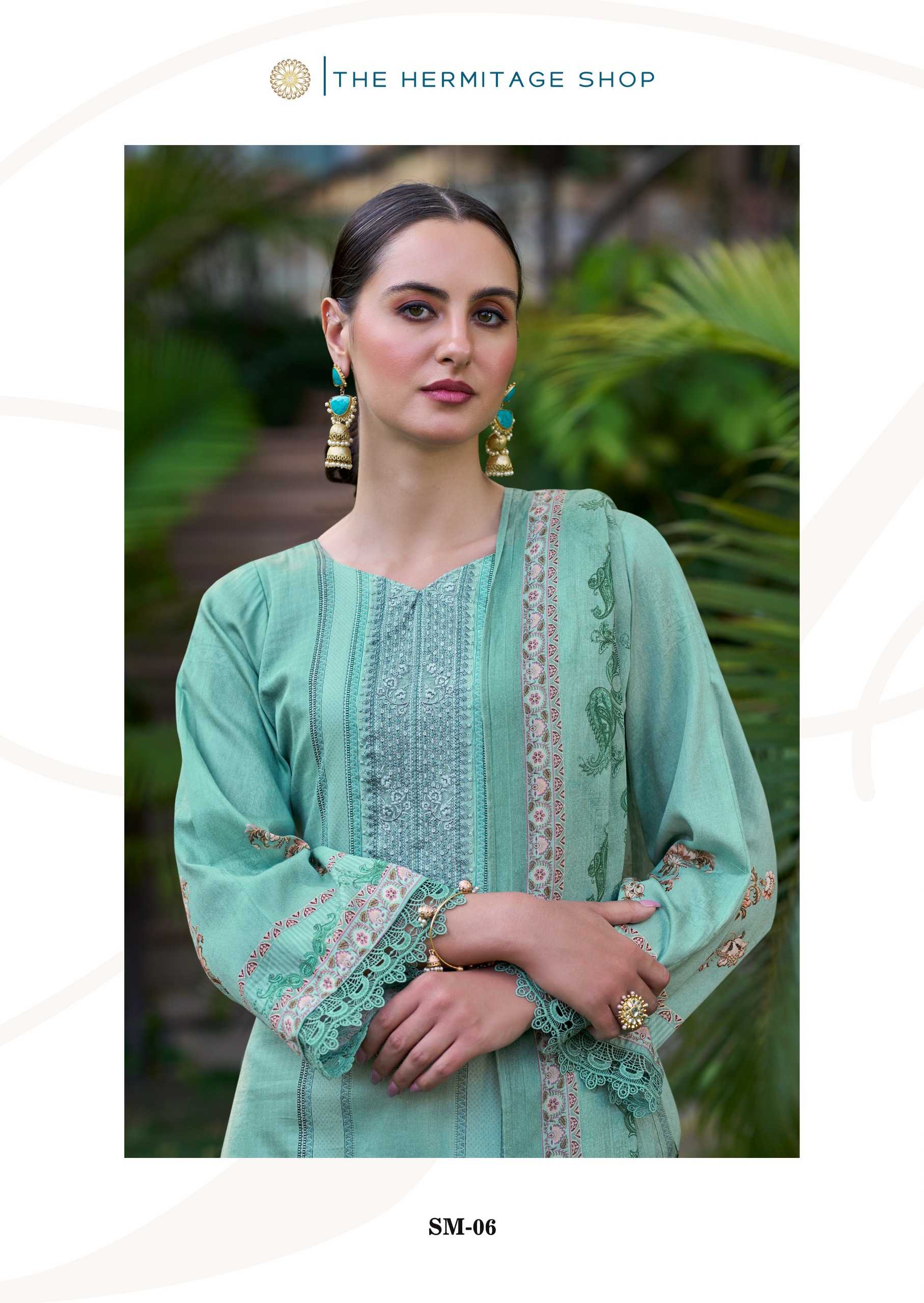 hermitage presents shamiana exclusive pakistani swiss lawn salwar kameez