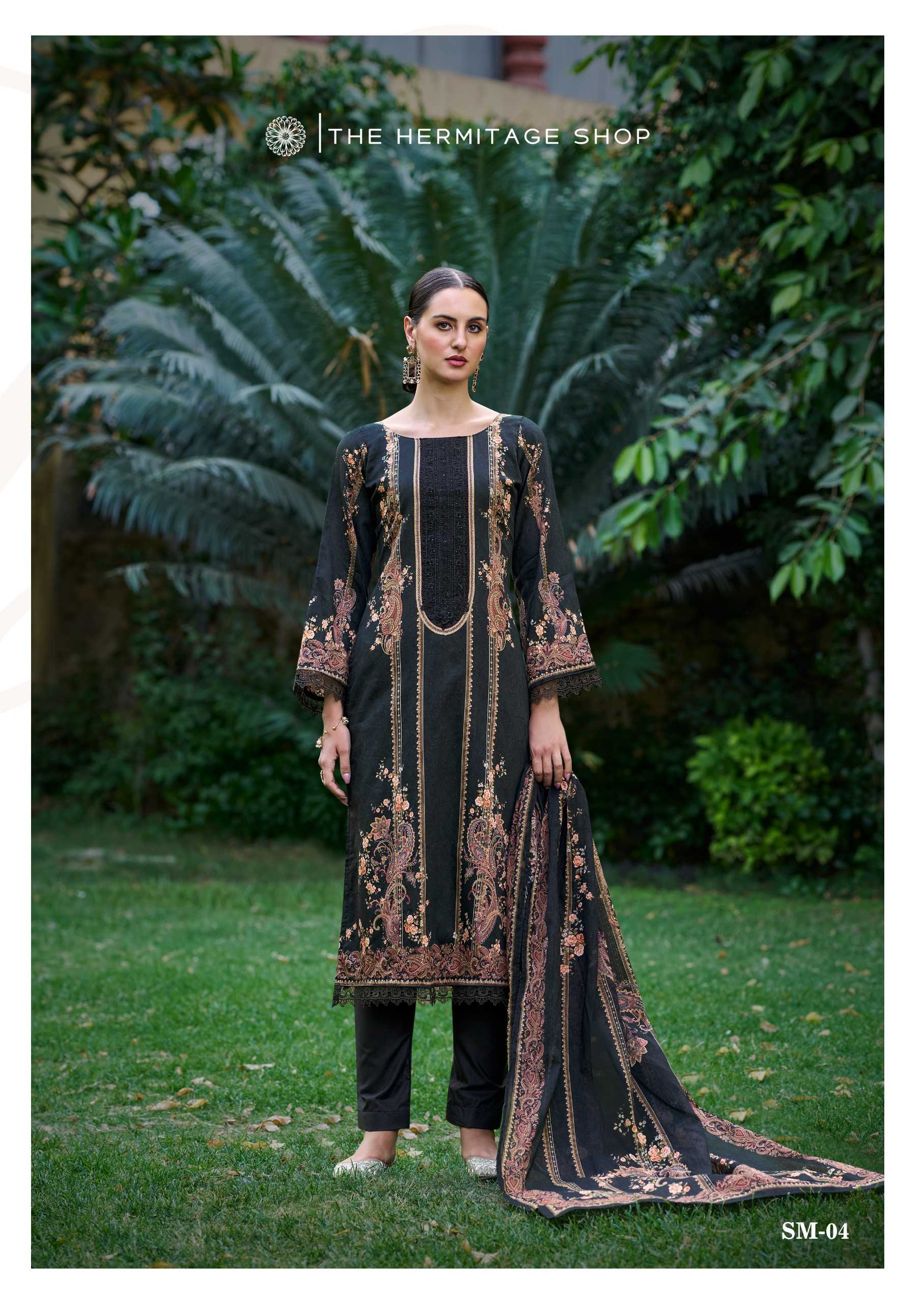 hermitage presents shamiana exclusive pakistani swiss lawn salwar kameez