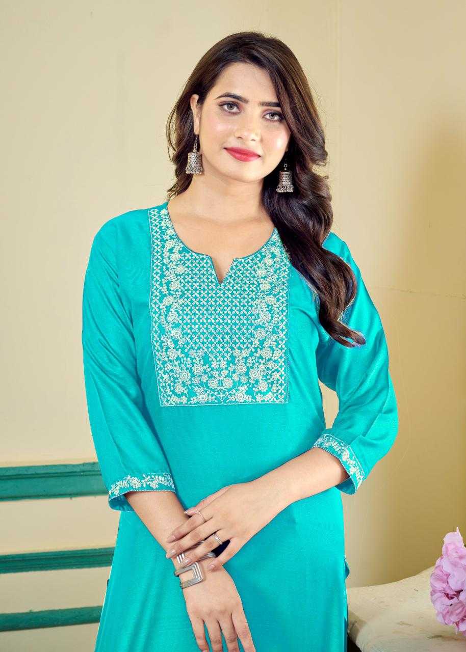 poorvi vol 2 by pr regular wear rayon big size kurtis