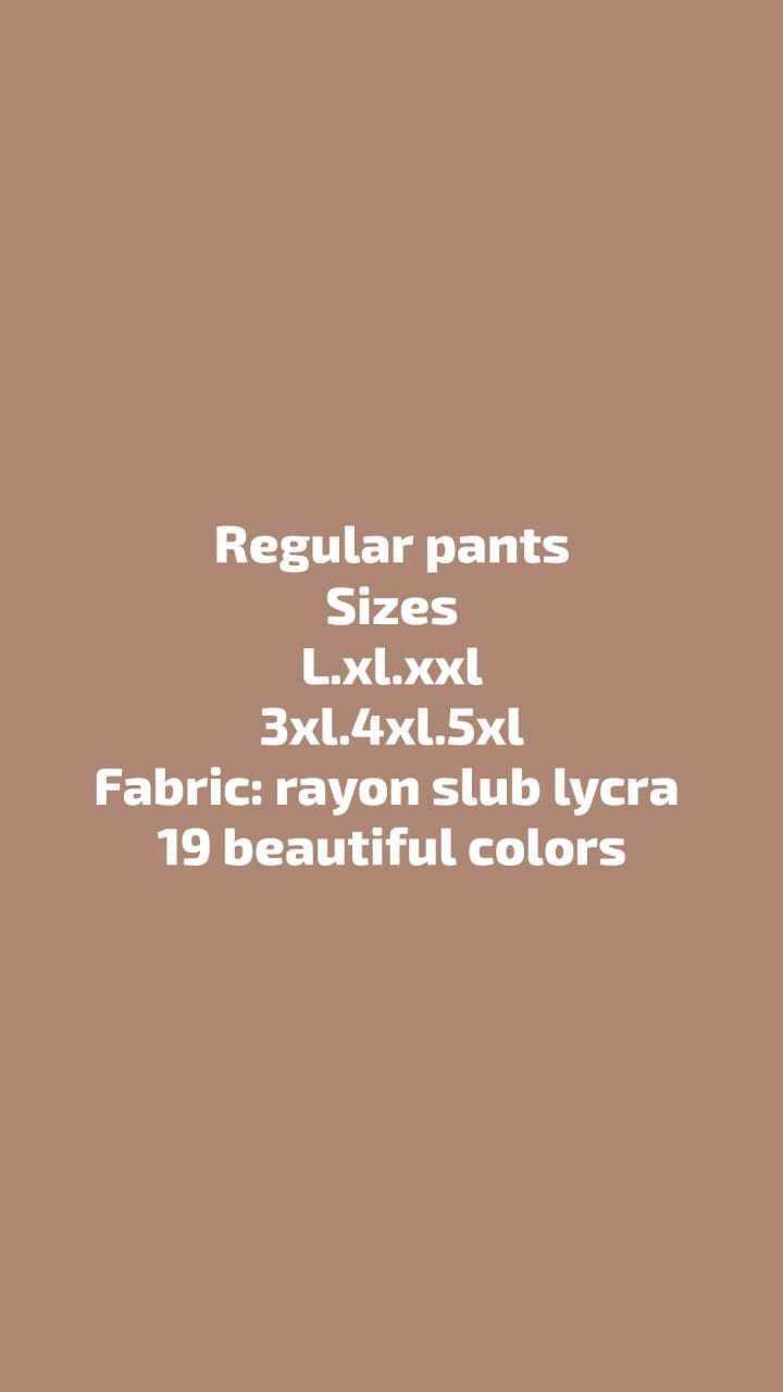 pr regular pants fancy rayon big size fully stitch catalog wholesaler