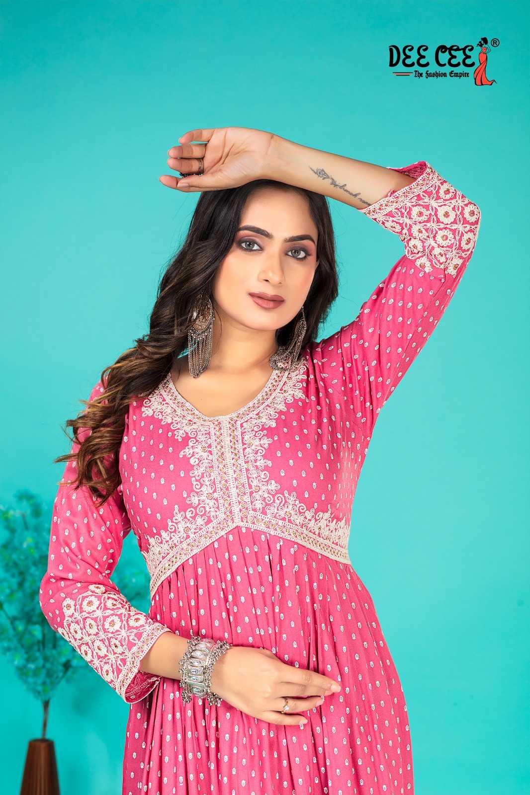 seamore by deecee rayon plain amazing alia style readymade big size long kurti