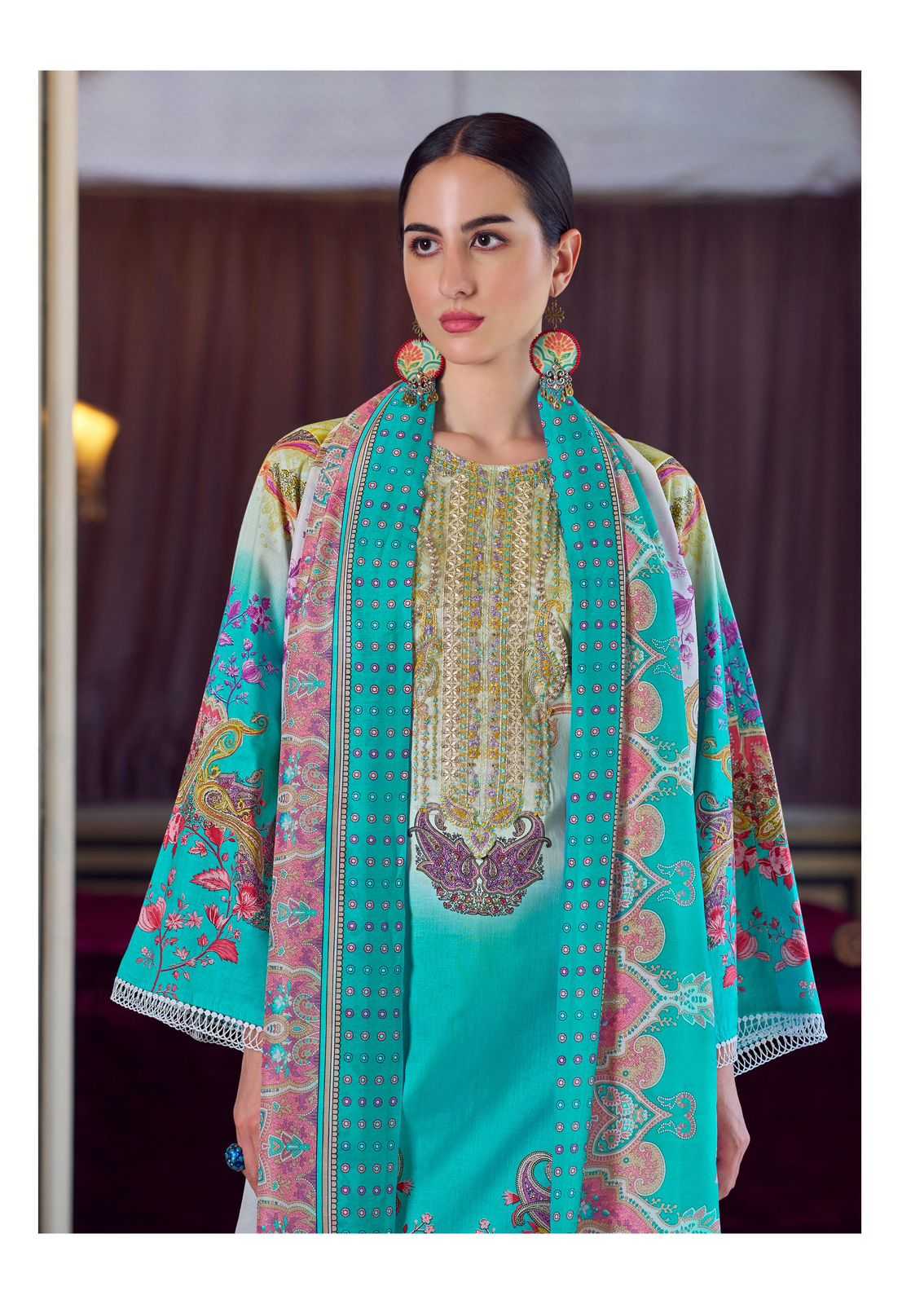 the hermitage meraki lawn karachi print ladies suits 