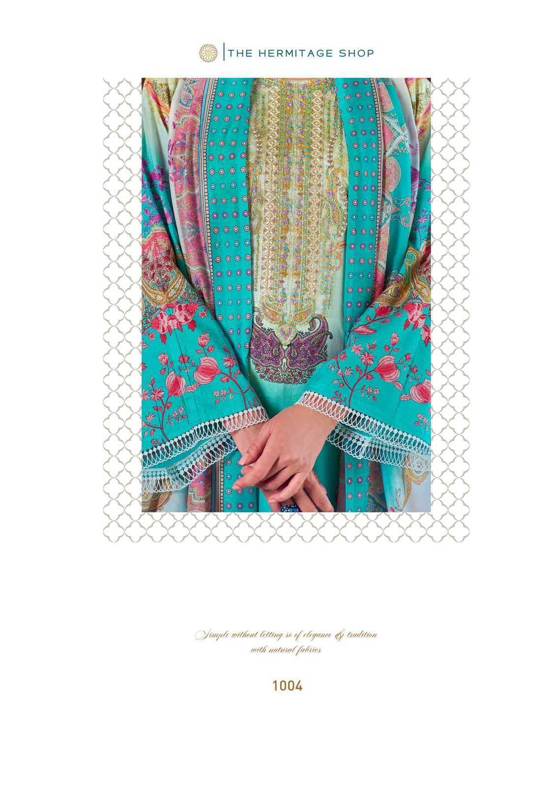 the hermitage meraki lawn karachi print ladies suits 