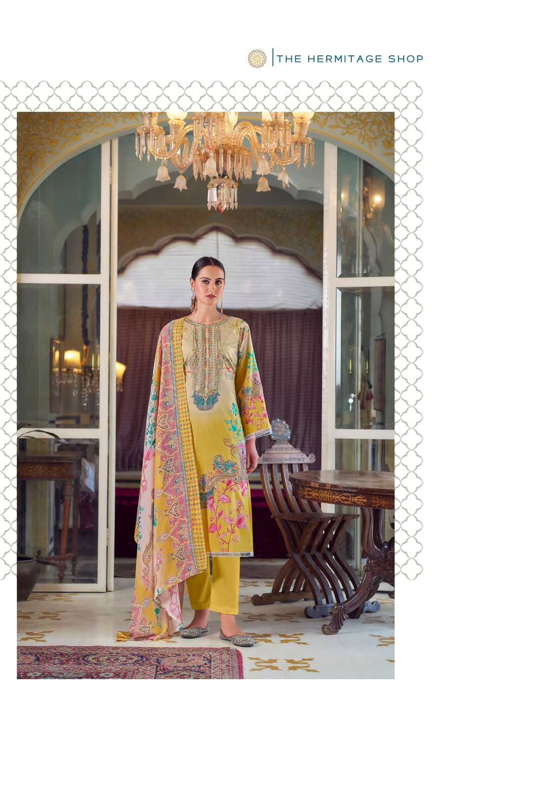 the hermitage meraki lawn karachi print ladies suits 
