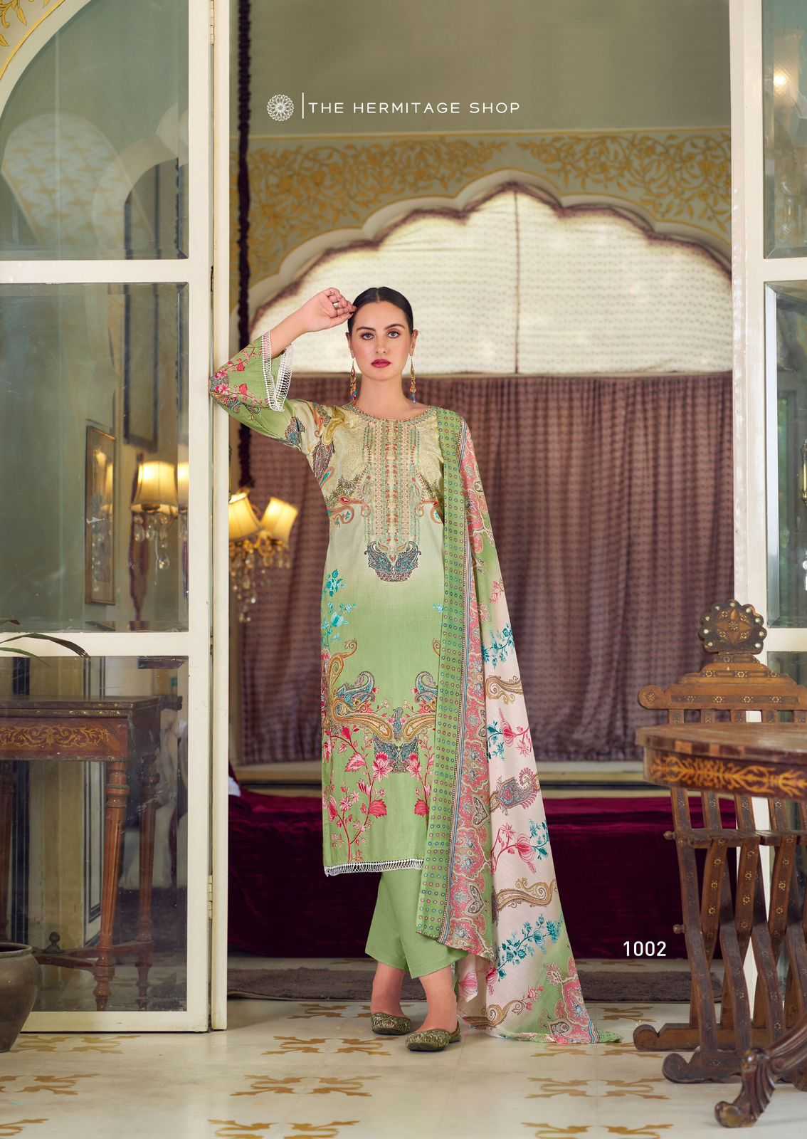 the hermitage meraki lawn karachi print ladies suits 