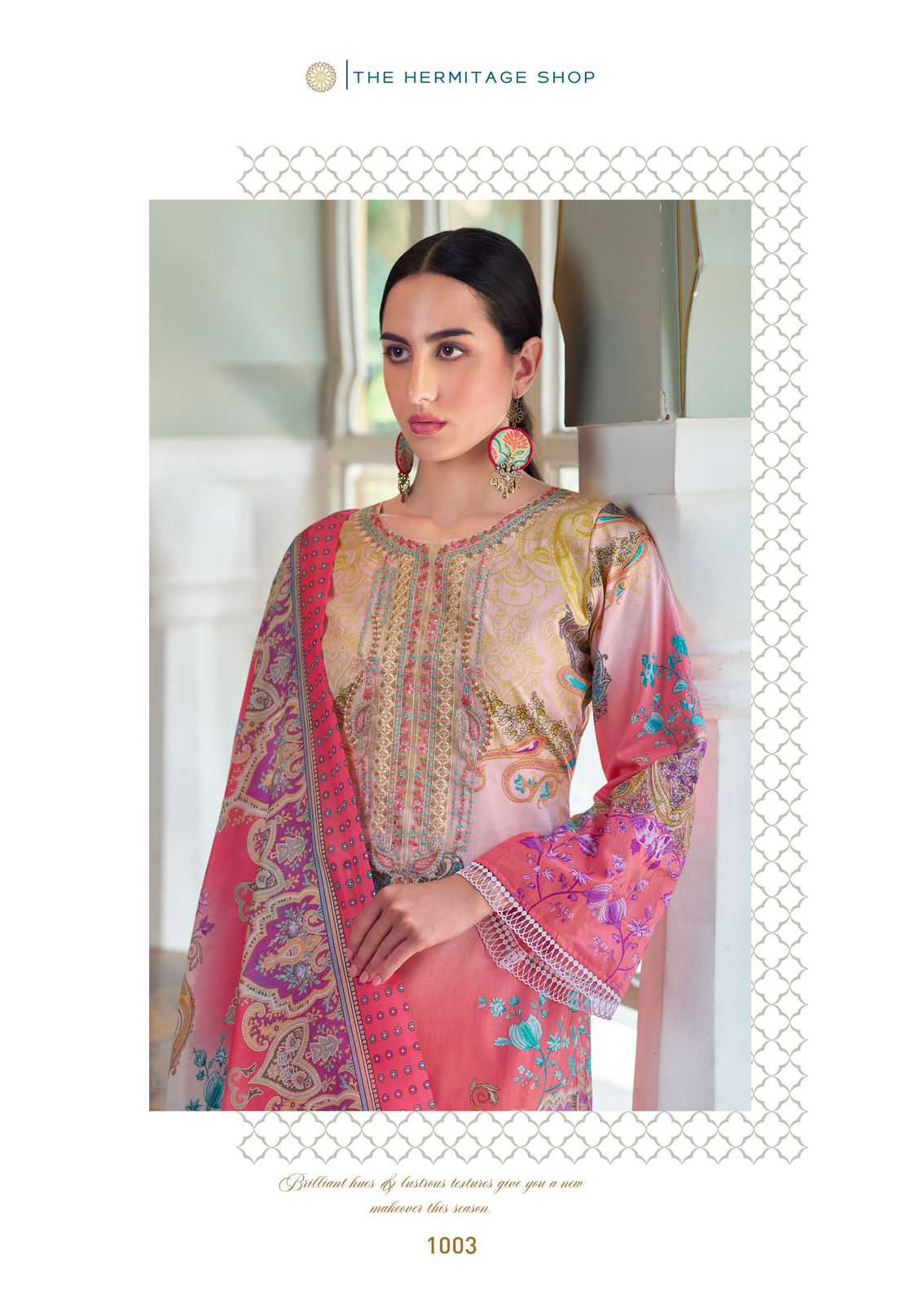 the hermitage meraki lawn karachi print ladies suits 