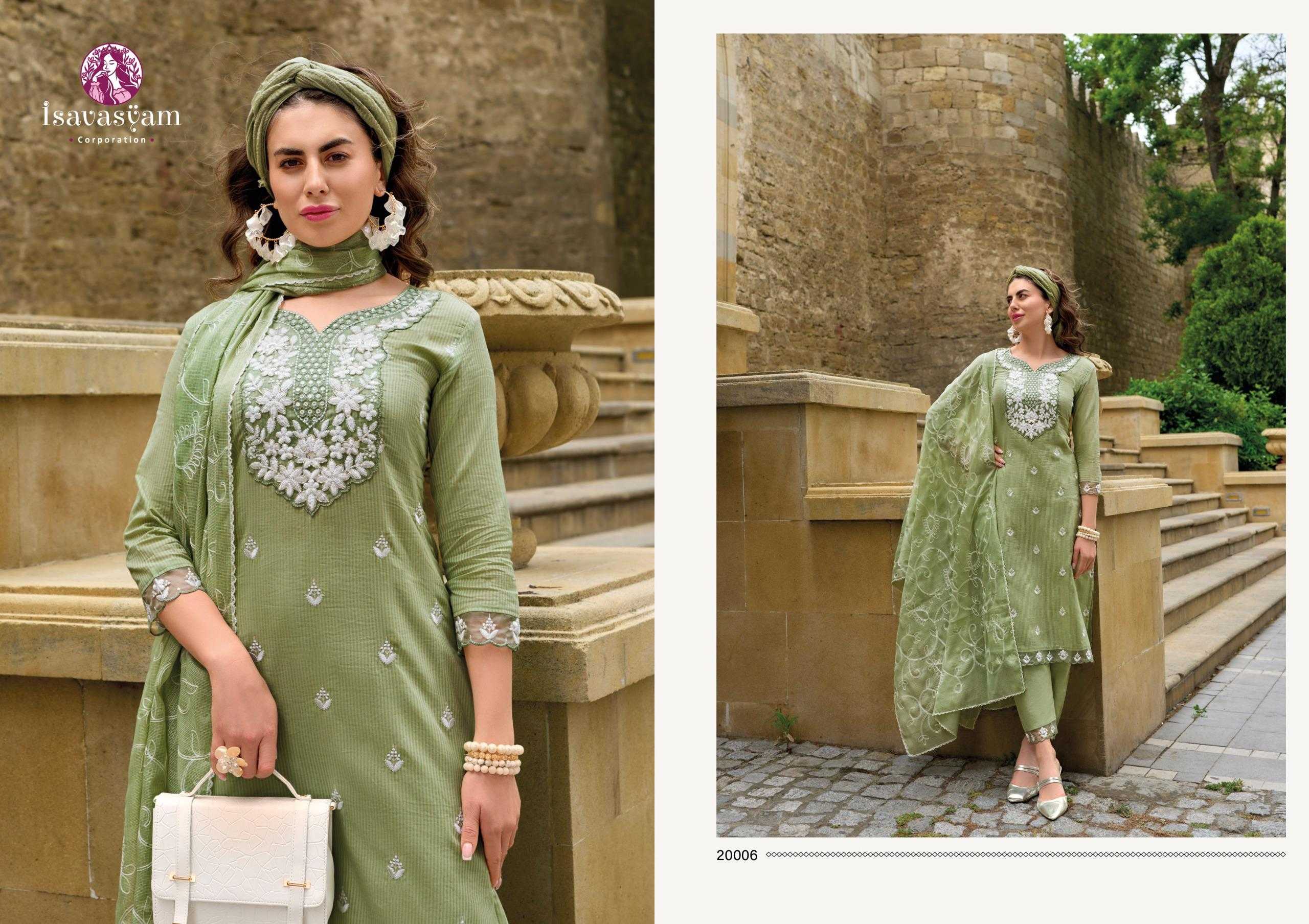 cotton sali vol 2 by isavasyam premium cotton readymade big size lucknowi work salwar suit