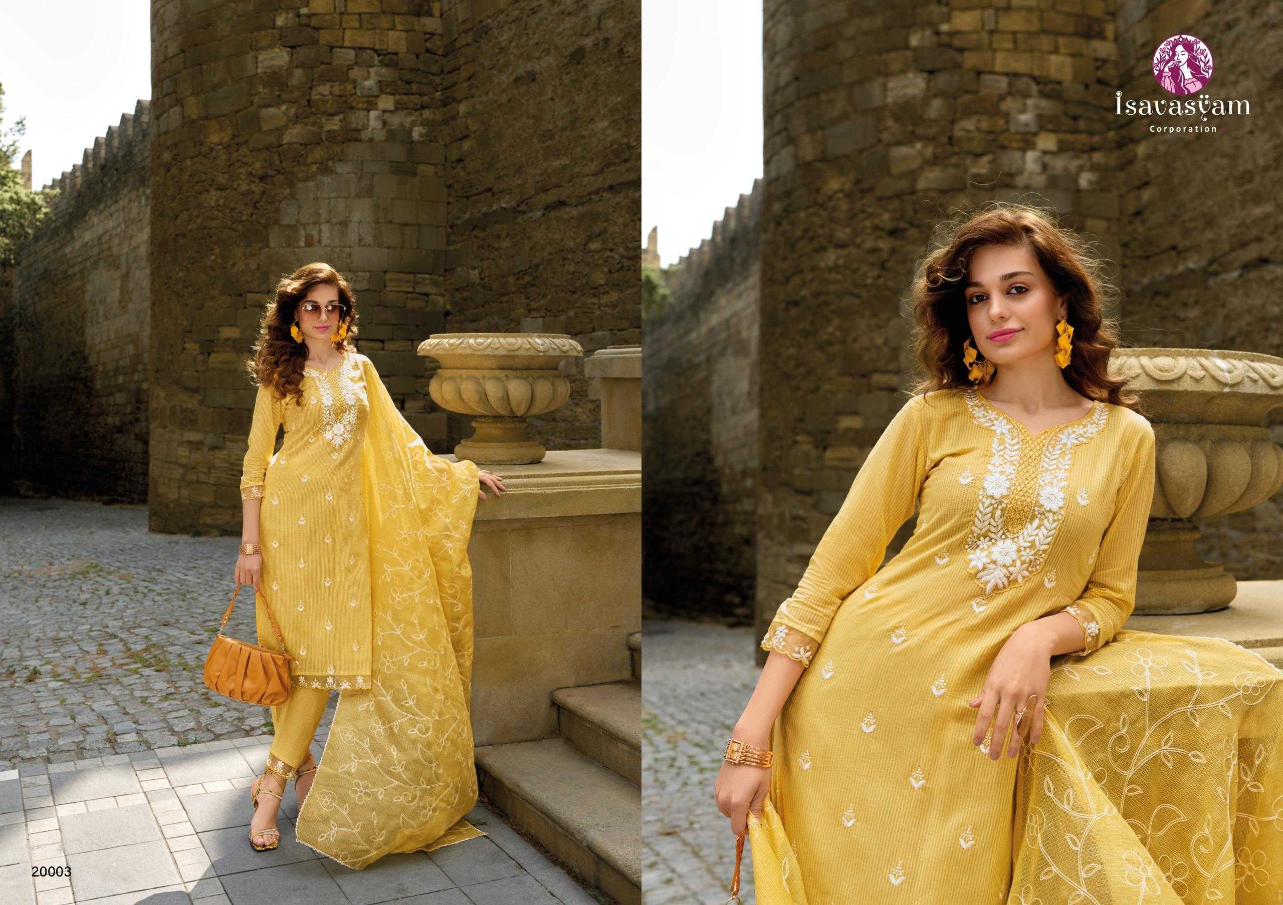 cotton sali vol 2 by isavasyam premium cotton readymade big size lucknowi work salwar suit