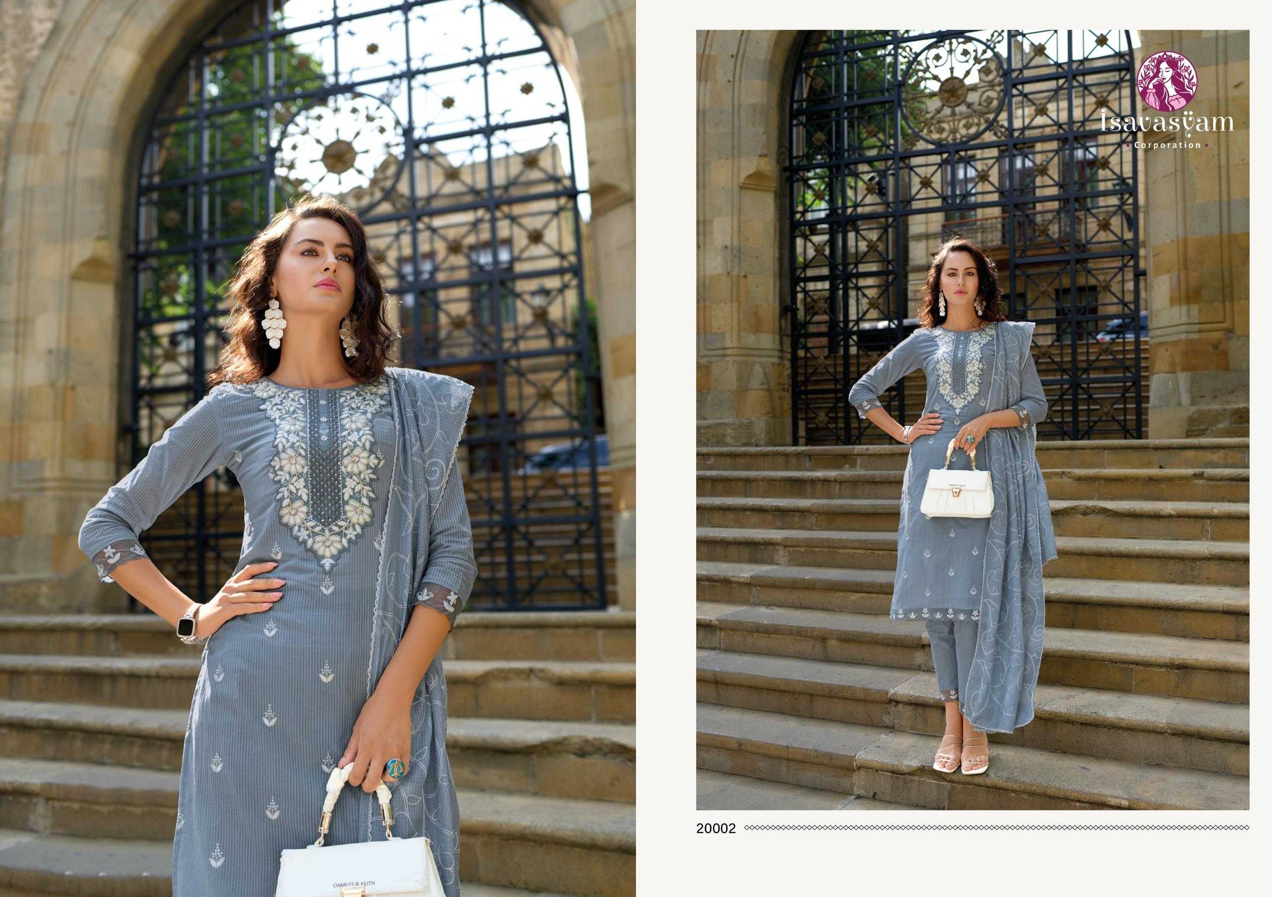 cotton sali vol 2 by isavasyam premium cotton readymade big size lucknowi work salwar suit