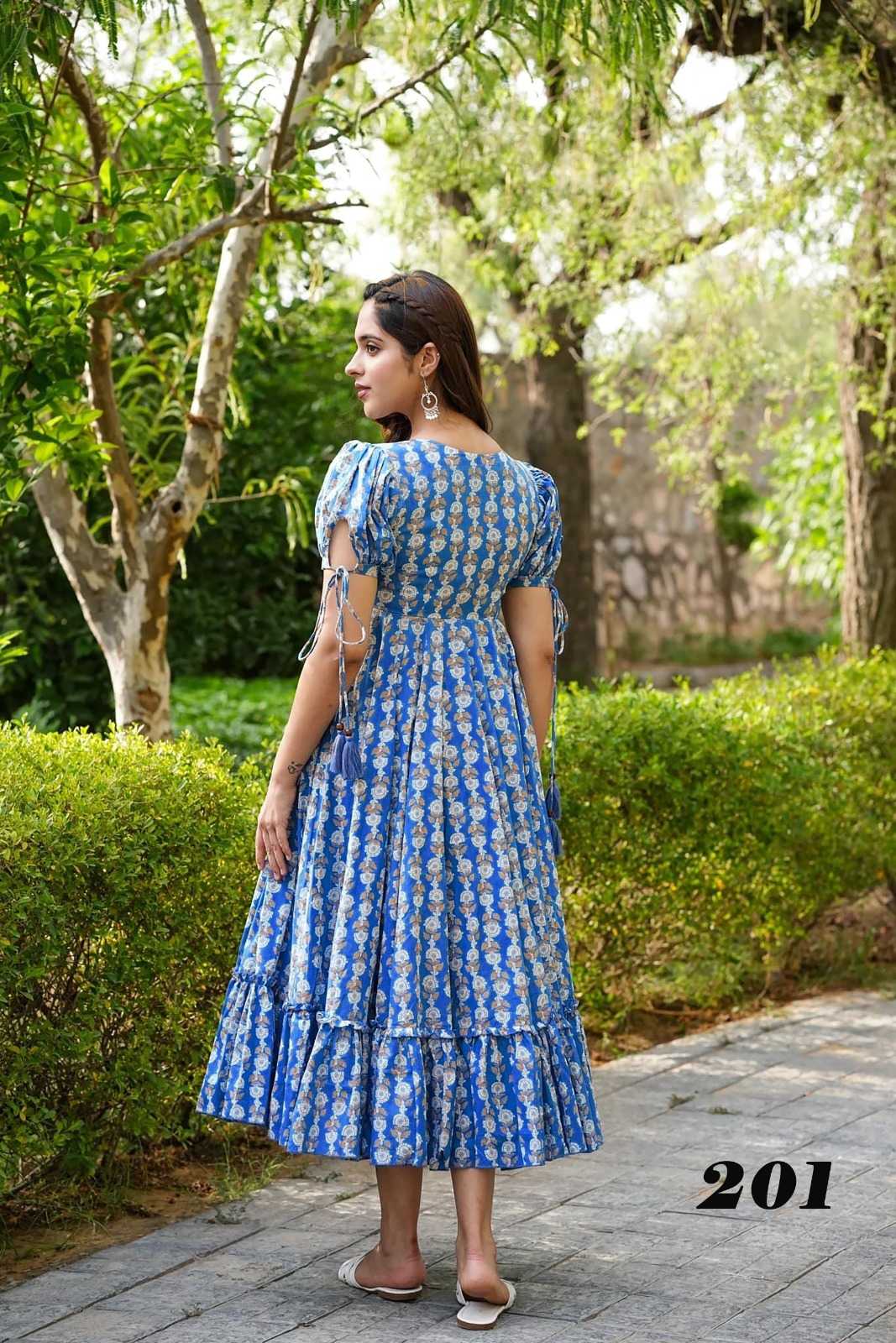 pr clora vol 2 fancy rayon readymade beautiful printed big size flair gown collection 