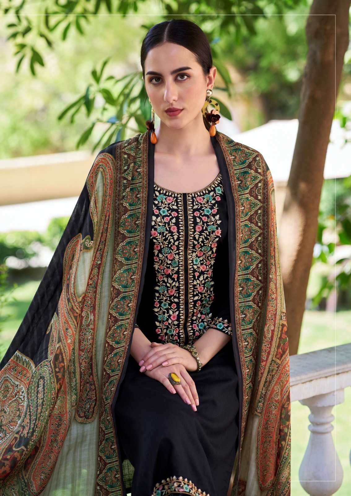 the hermitage begum vol 2 beautiful look rayon viscose designer pakistani salwar suit