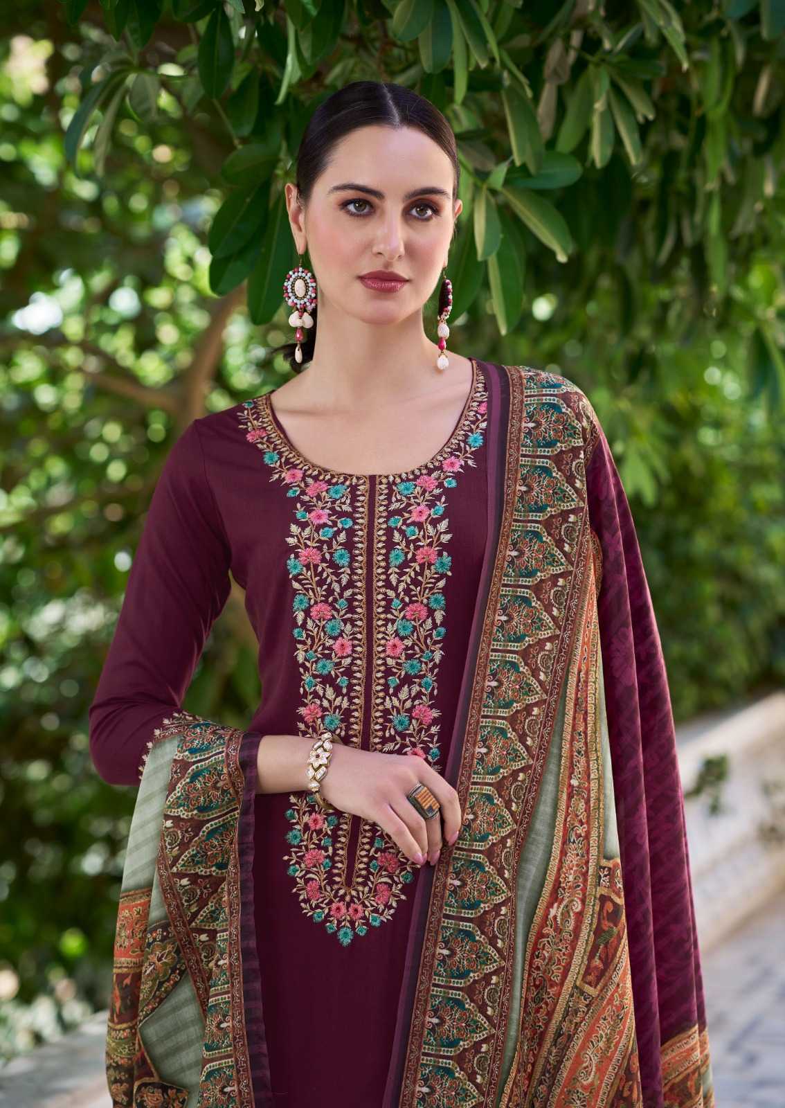 the hermitage begum vol 2 beautiful look rayon viscose designer pakistani salwar suit