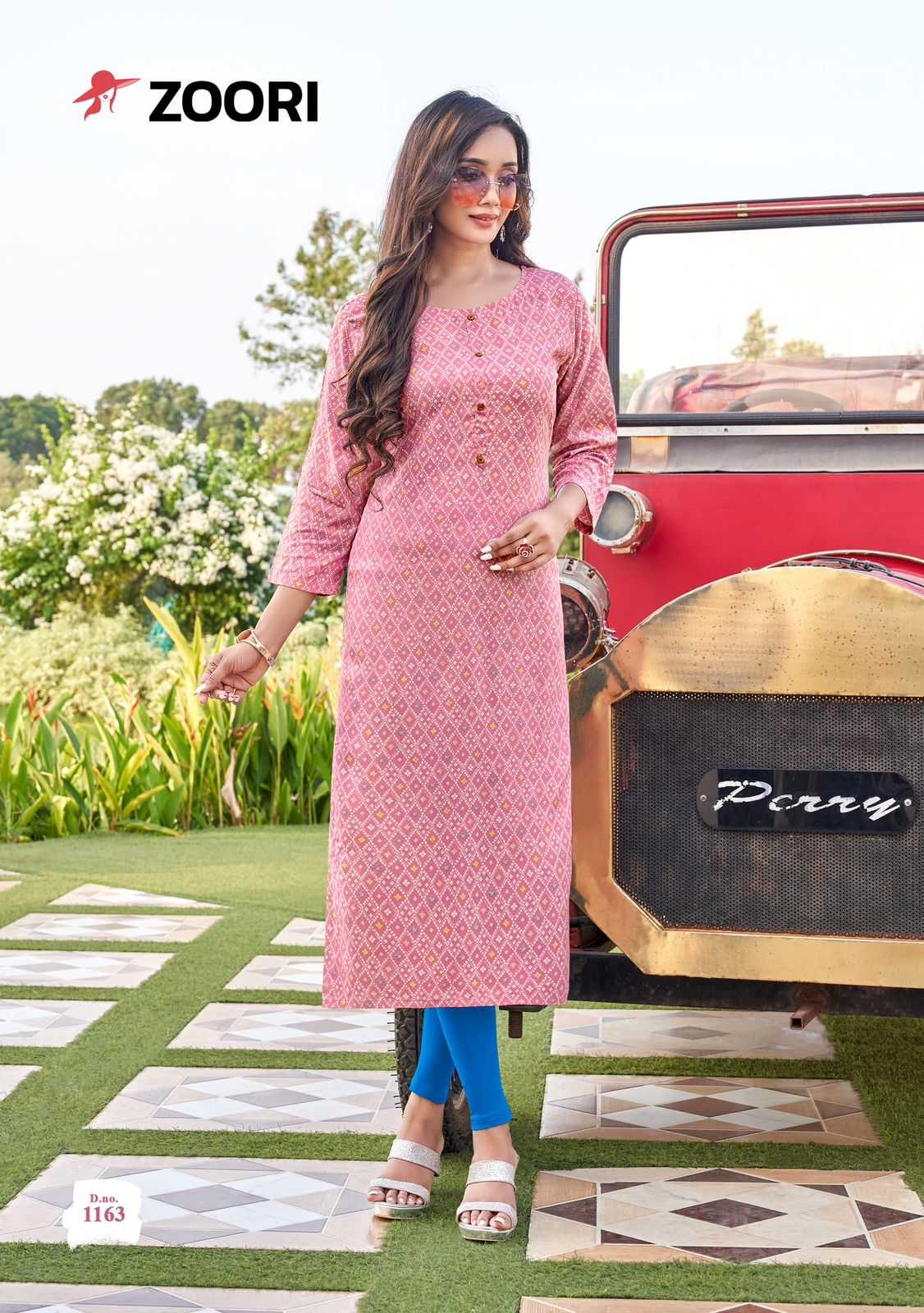 zoori presents akshara vol 27 full stitch 1158-1163 series classic big size long kurti  